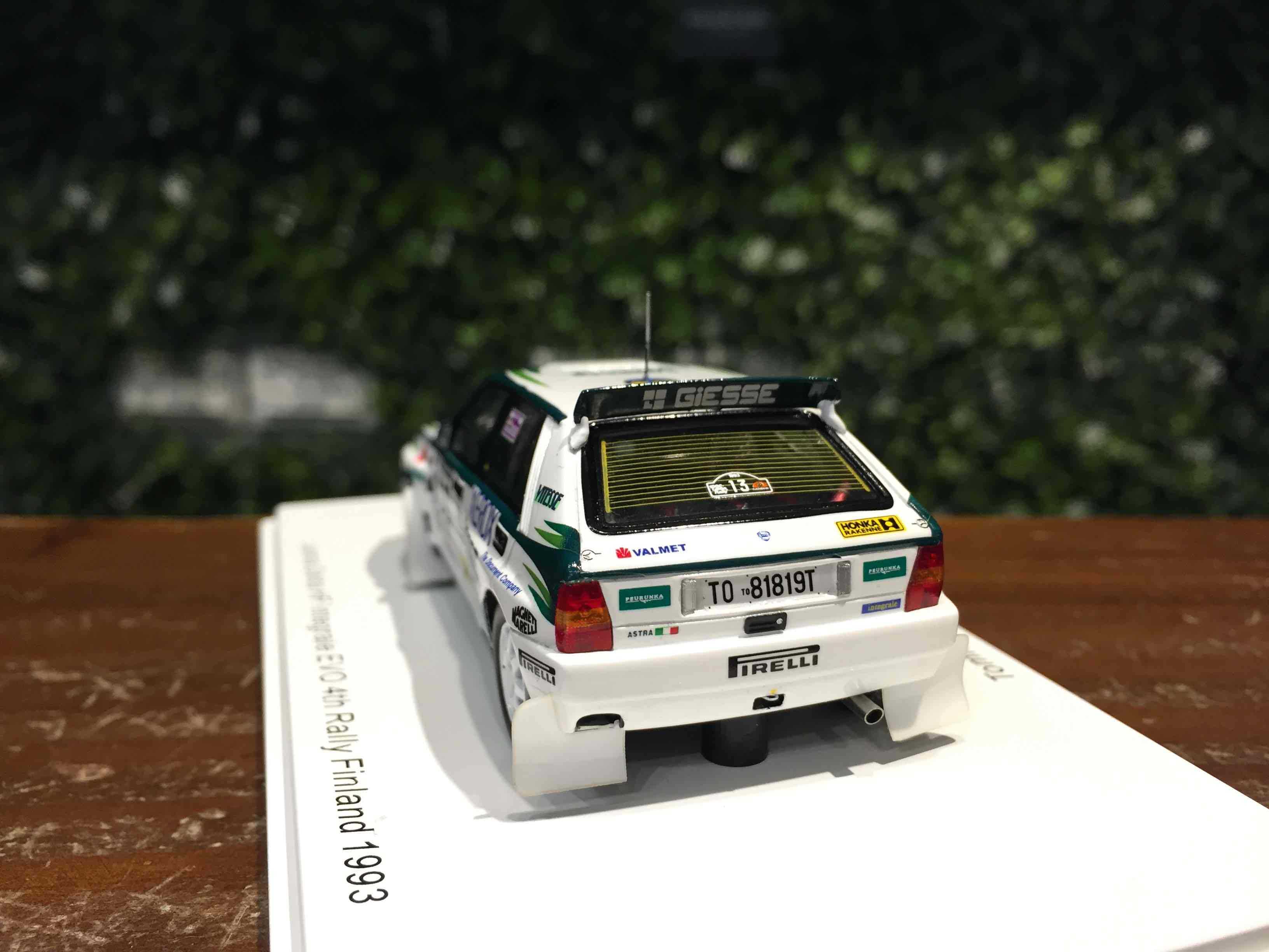 1/43 Spark Lancia Delta HF Integrale 16V #13 4th S9027【MGM】