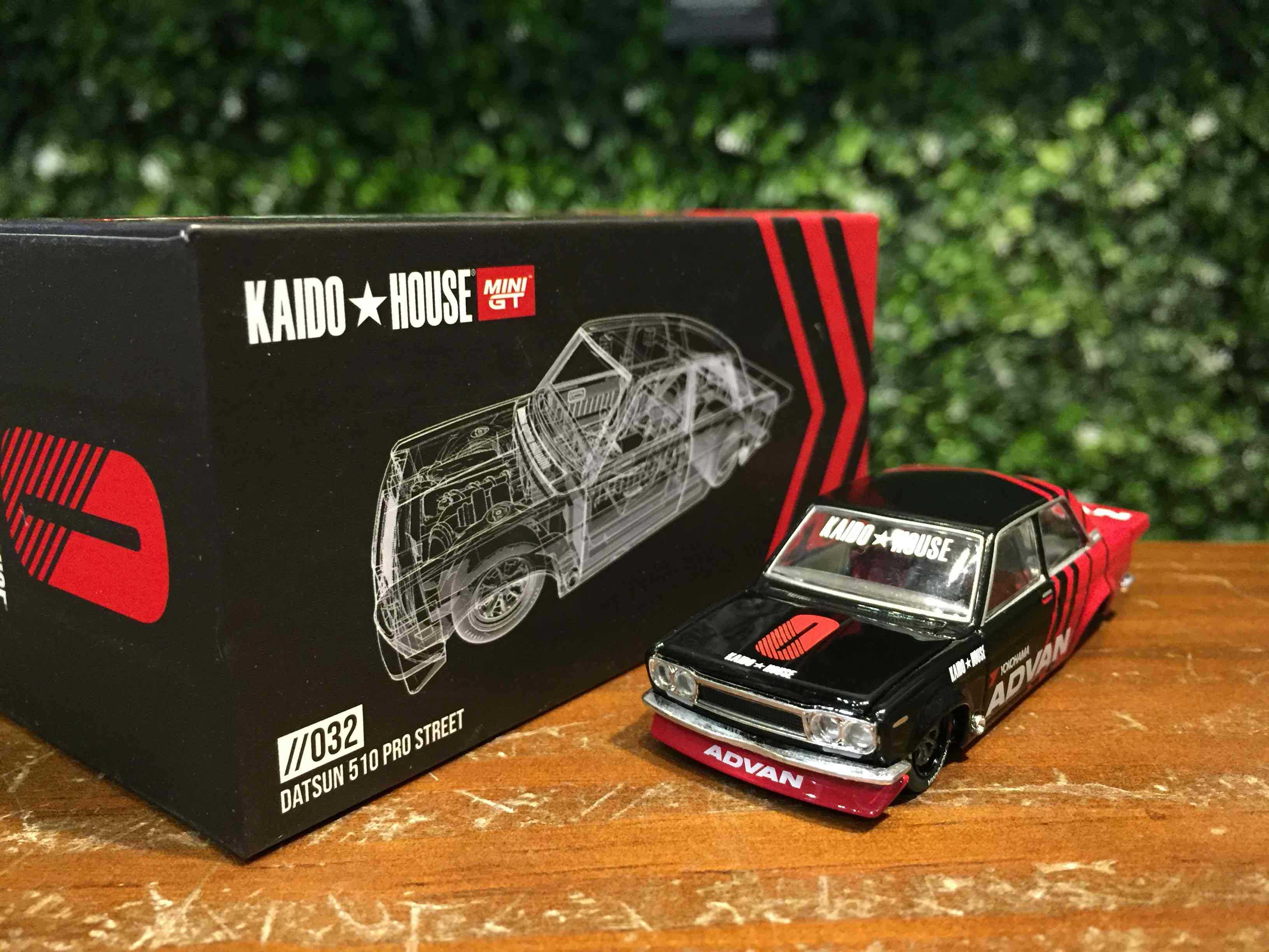 1/64 MiniGT Datsun 510 Pro Street Advan KHMG032【MGM】