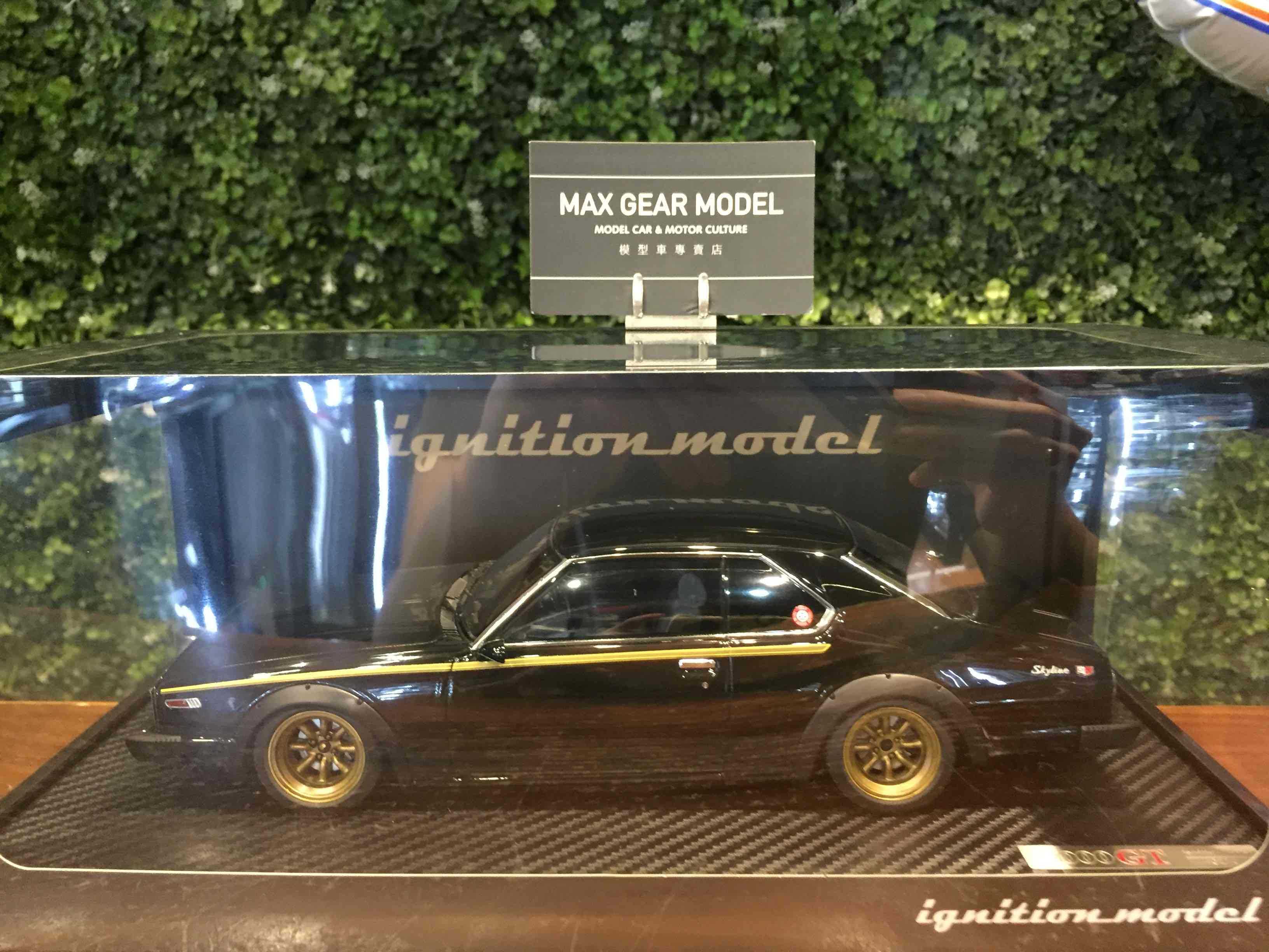 1/18 Ignition Nissan Skyline 2000 GT-ES (C210) IG3466【MGM】