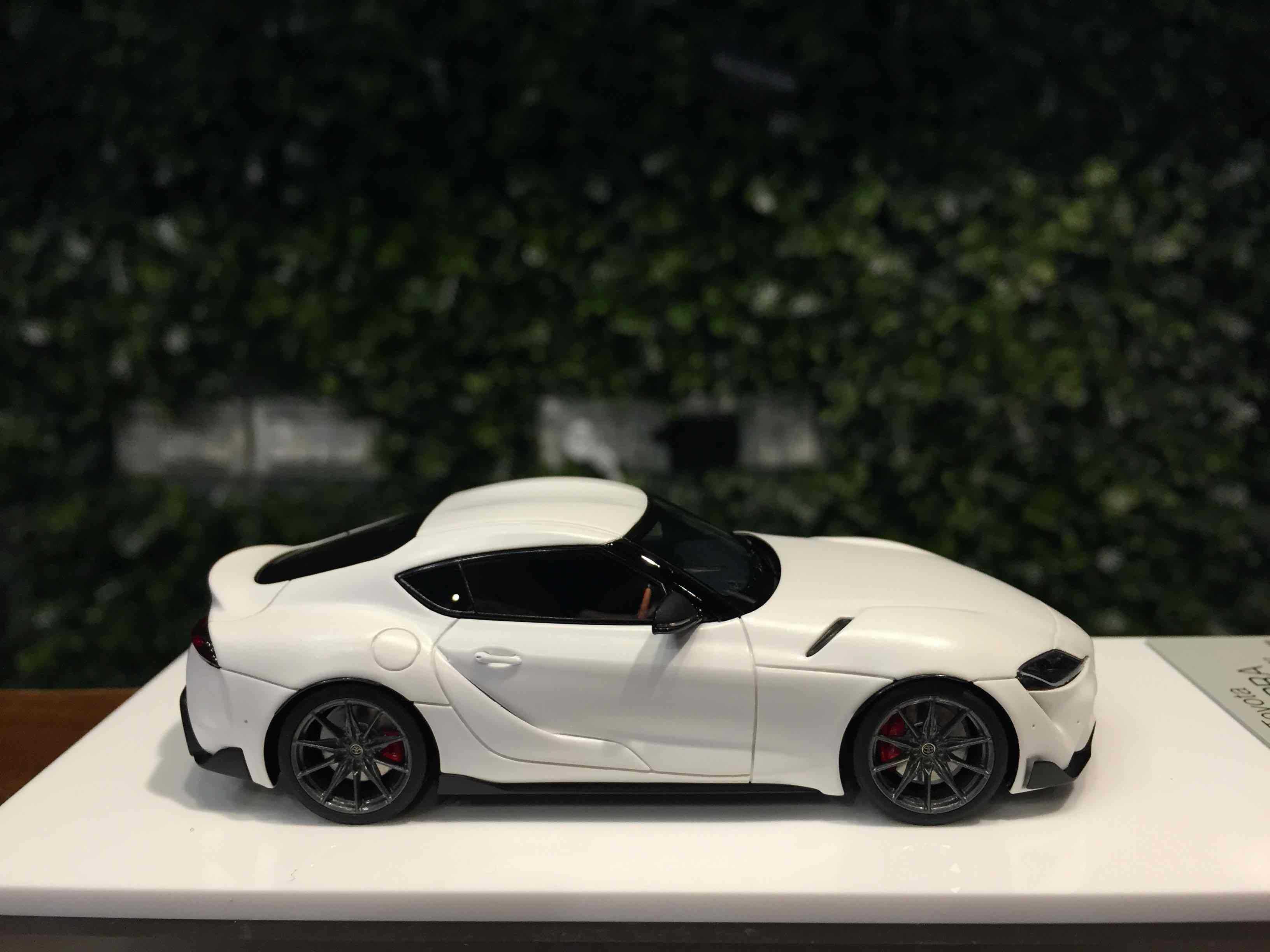 1/43 MakeUp Toyota GR Supra (A91) MatteWhite 2022 EM689【MGM】