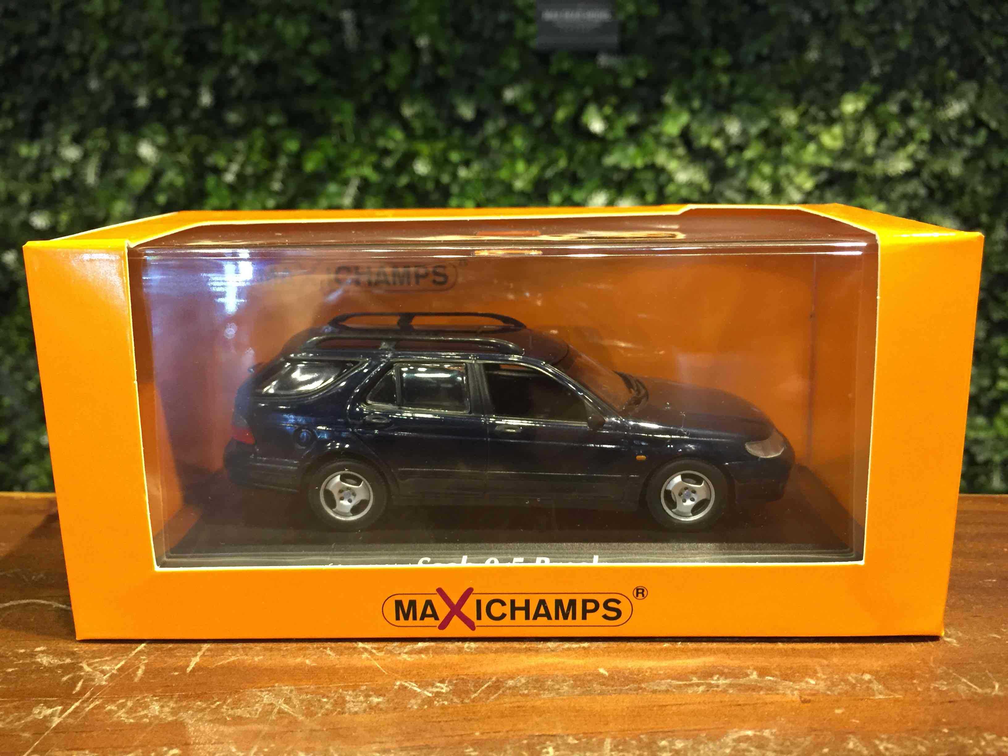 1/43 Minichamps Saab 9-5 Break 1999 Dark Blue 940170810【MGM】