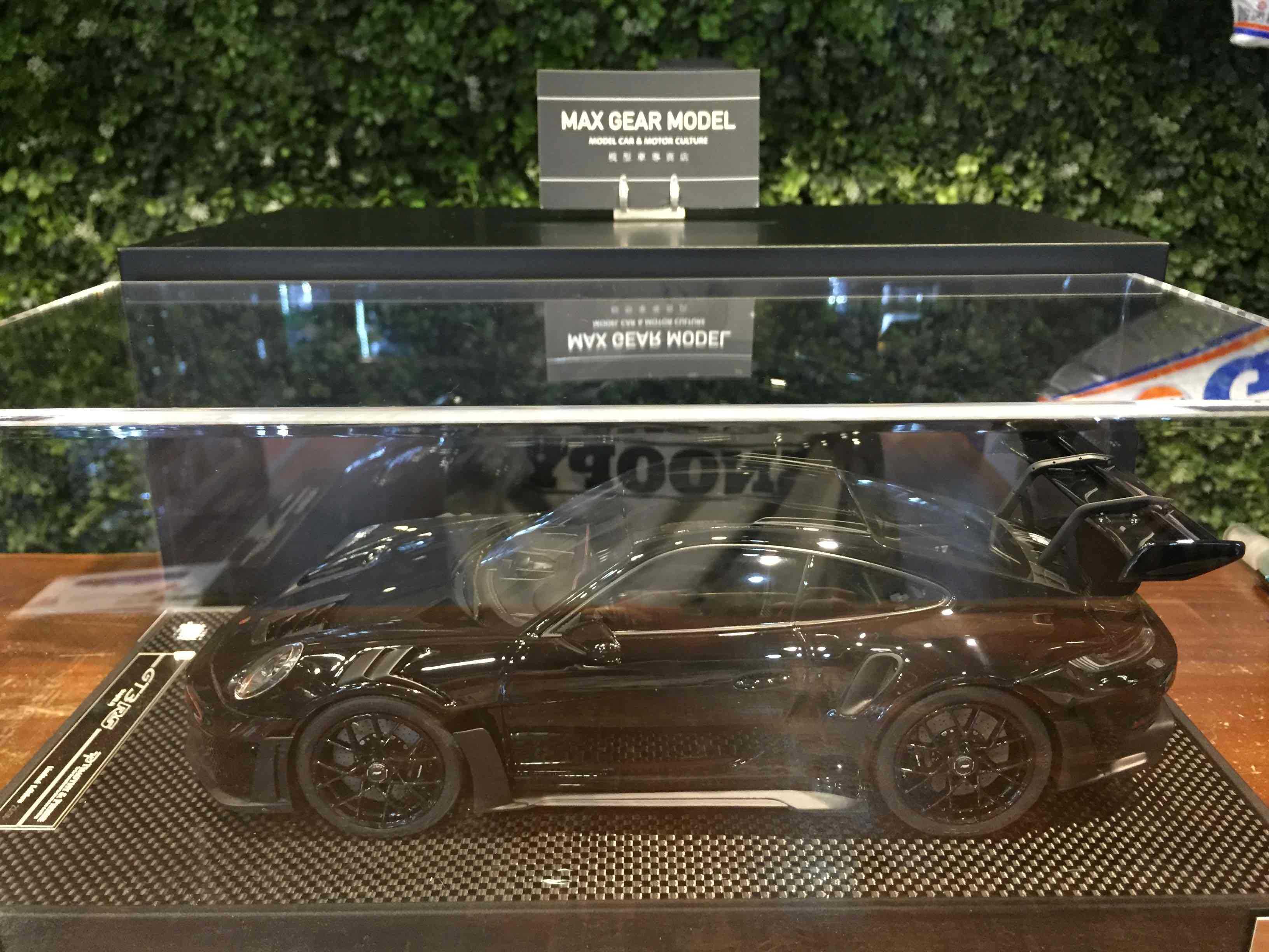 1/18 TP Porsche 911 (992) GT3 RS Gloss Black TP1809BK【MGM】