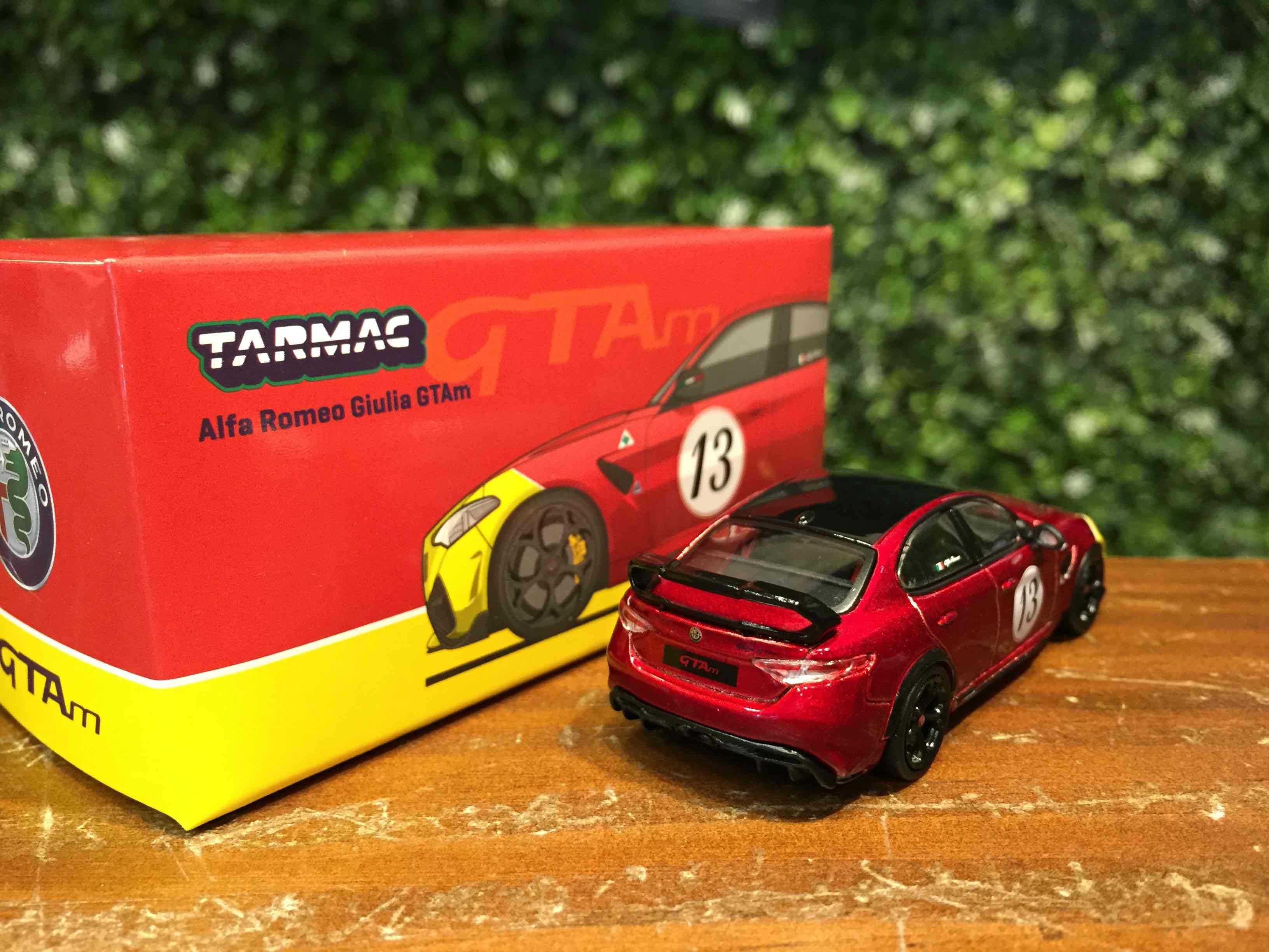 1/64 Tarmac Alfa Romeo Giulia GTAM Red/YL T64GTL031MRY【MGM】