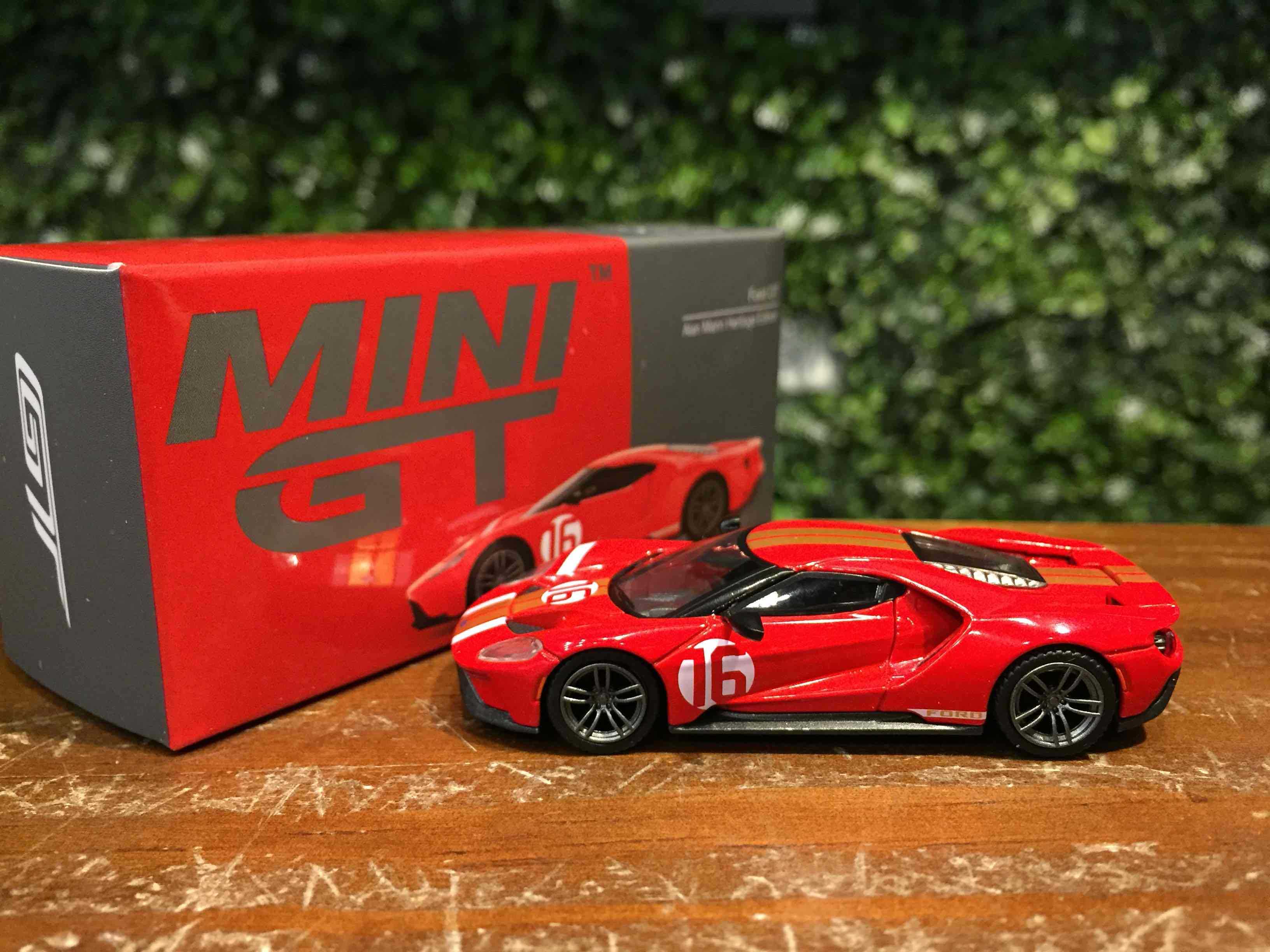 1/64 MiniGT Ford GT AlanMann Heritage Edition MGT00476L【MGM】