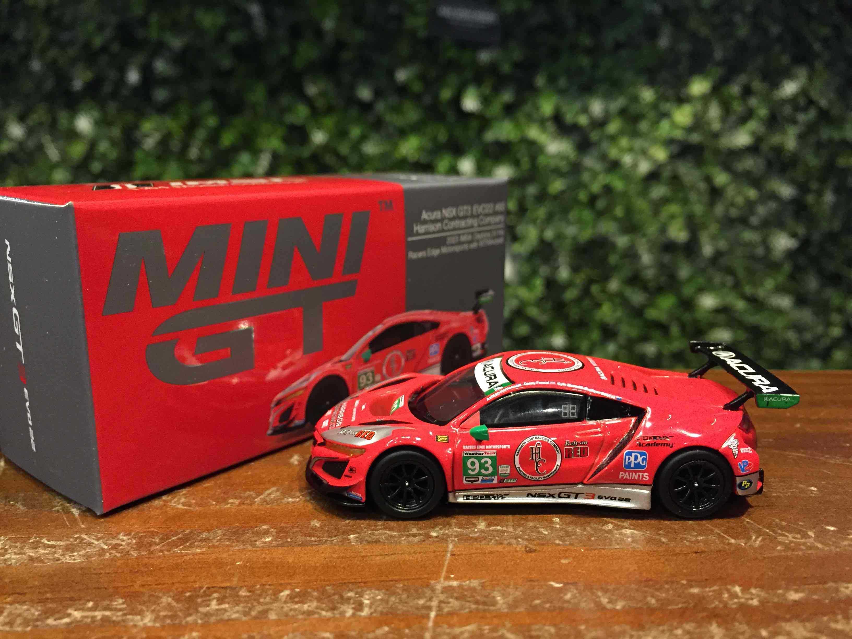 1/64 MiniGT Acura NSX GT3 EVO2 IMSA 2023 MGT00617L【MGM】