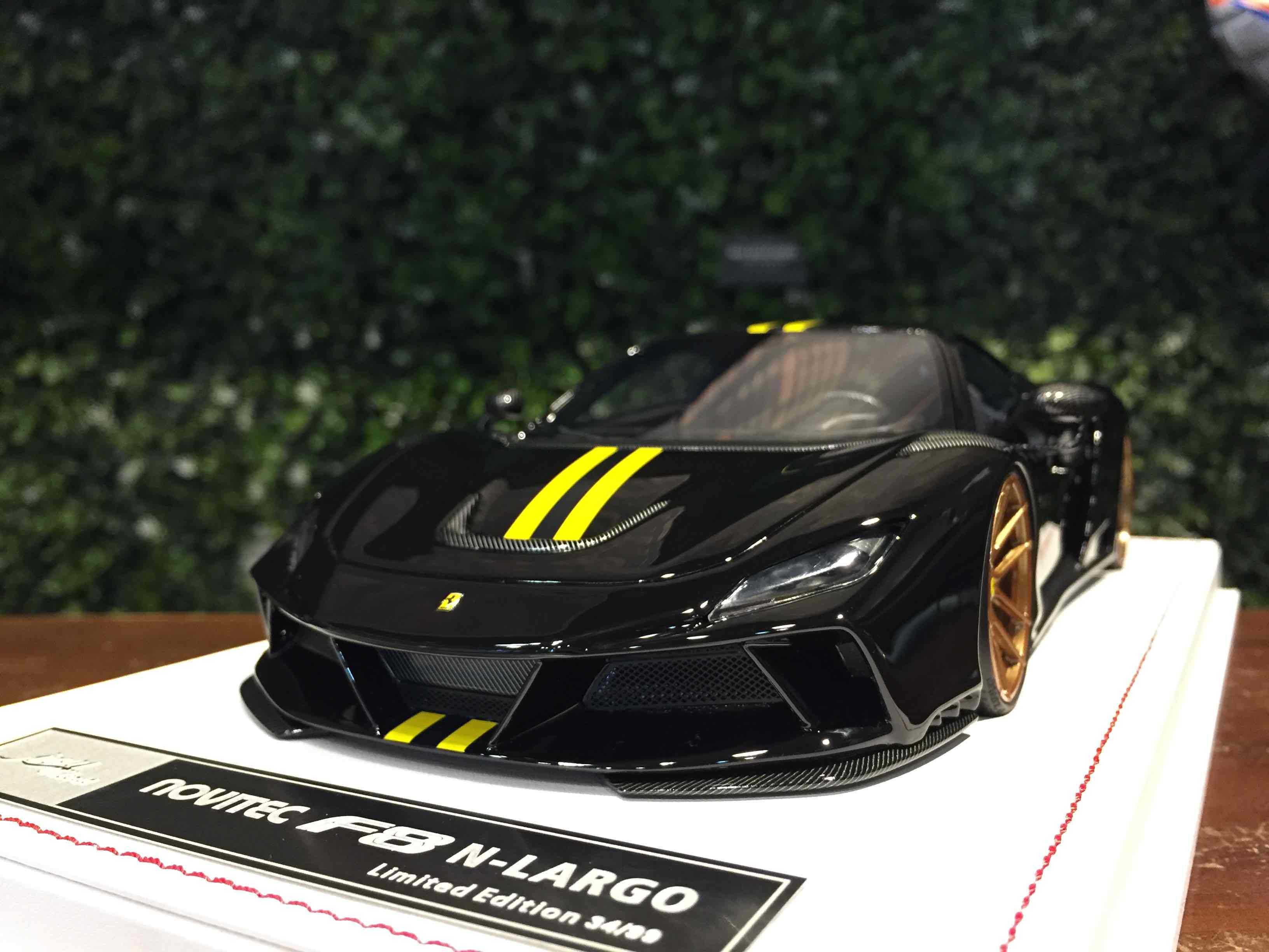 1/18 IVY Novitec Ferrari F8 N-Largo Black MET IM1816H【MGM】 - Max