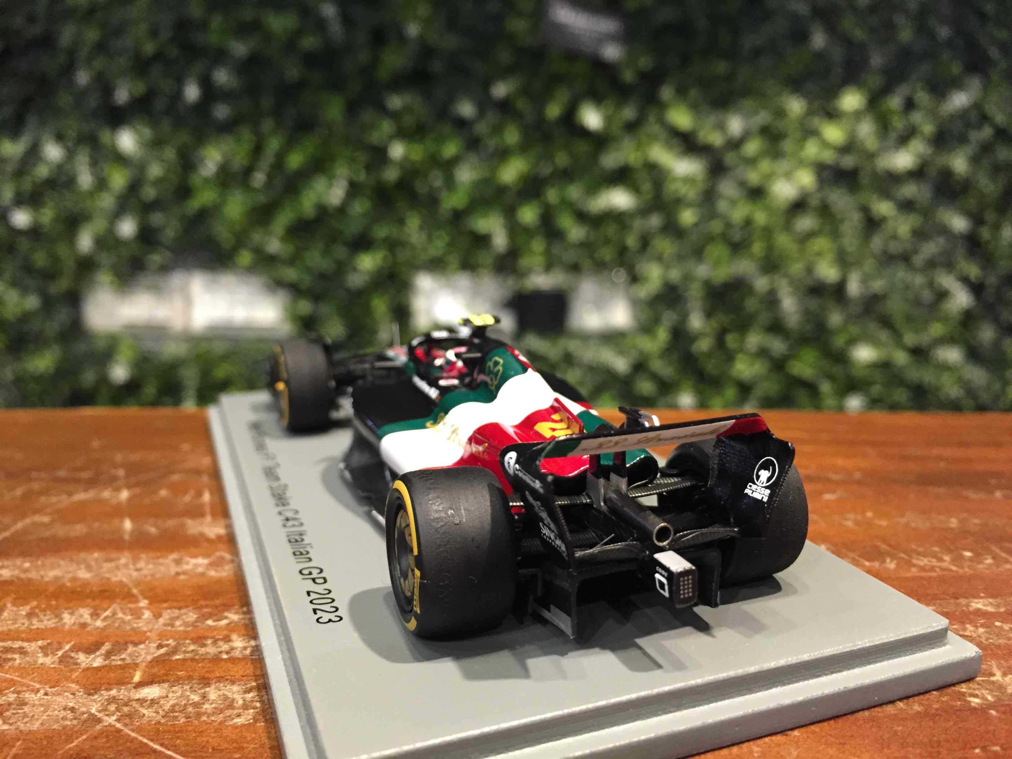 1/43 Spark Alfa Romeo C43 Zhou GuanYu GP 2023 S8933【MGM】