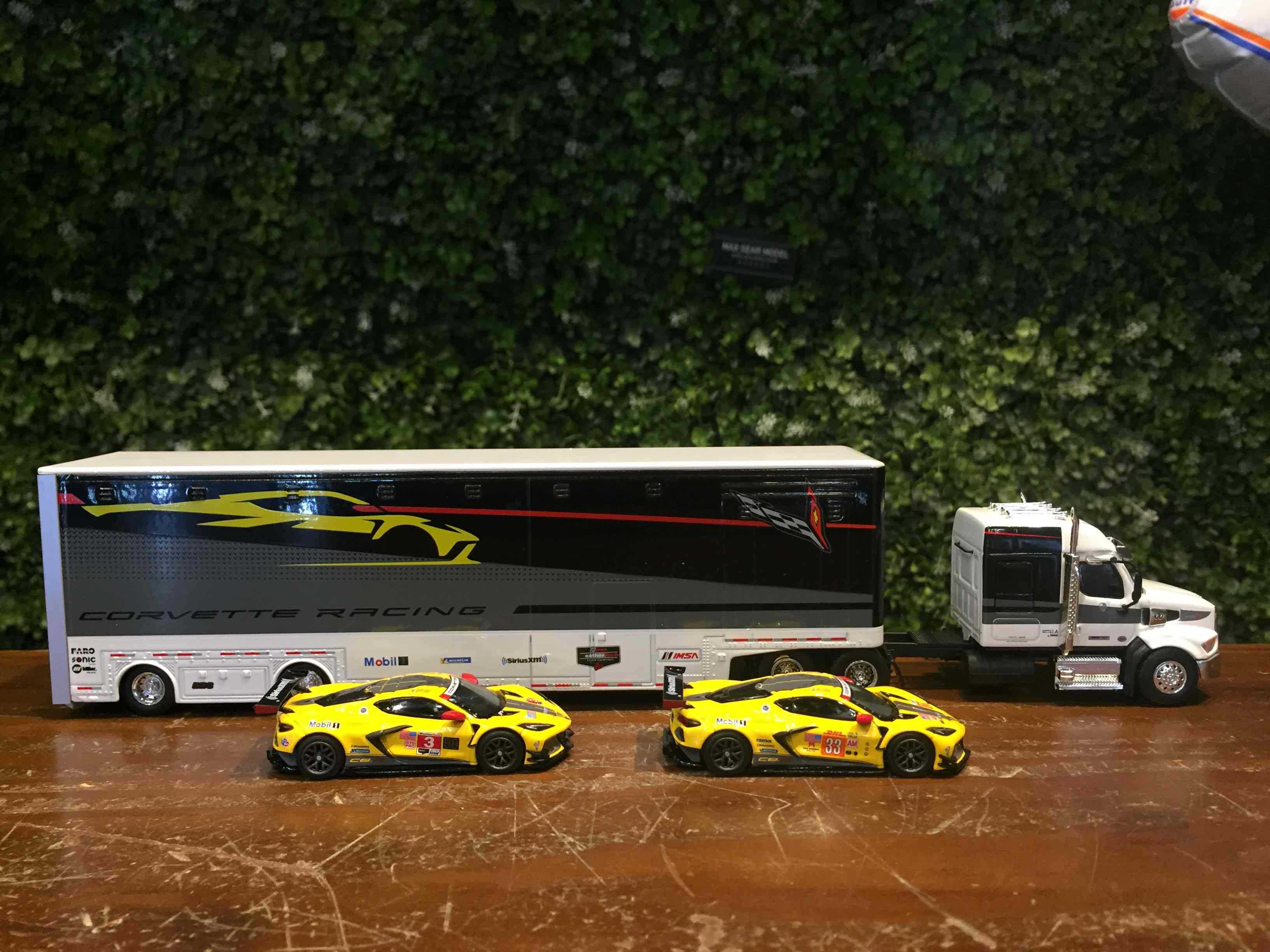 1/64 MiniGT Corvette C8.R Racing Transporter MGTS0009【MGM】