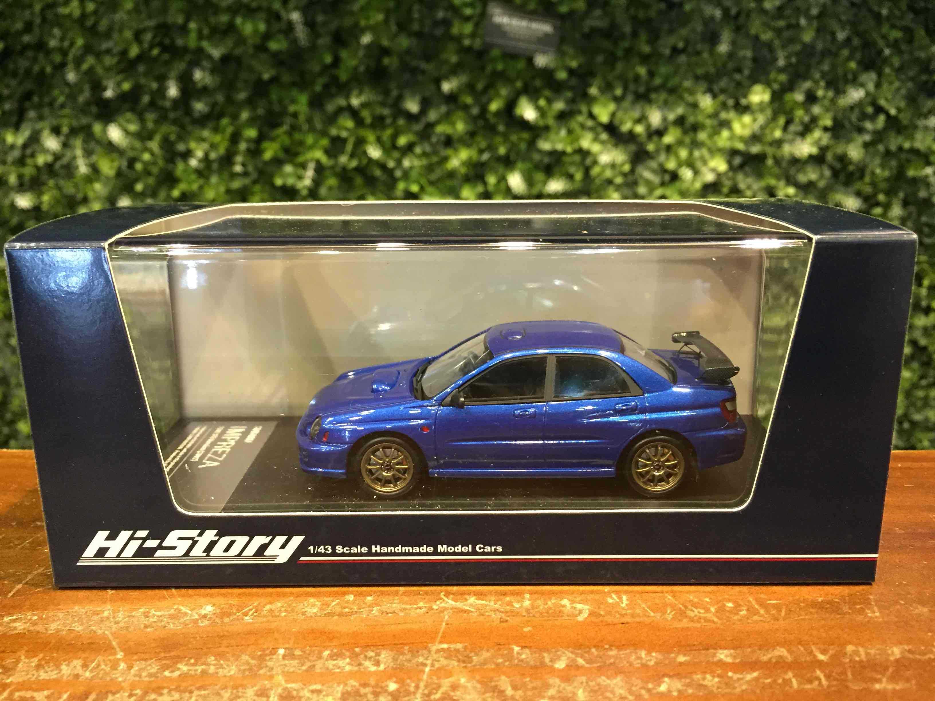 1/43 Hi-Story Subaru Impreza S202 STI 2002 Blue HS402BL【MGM】