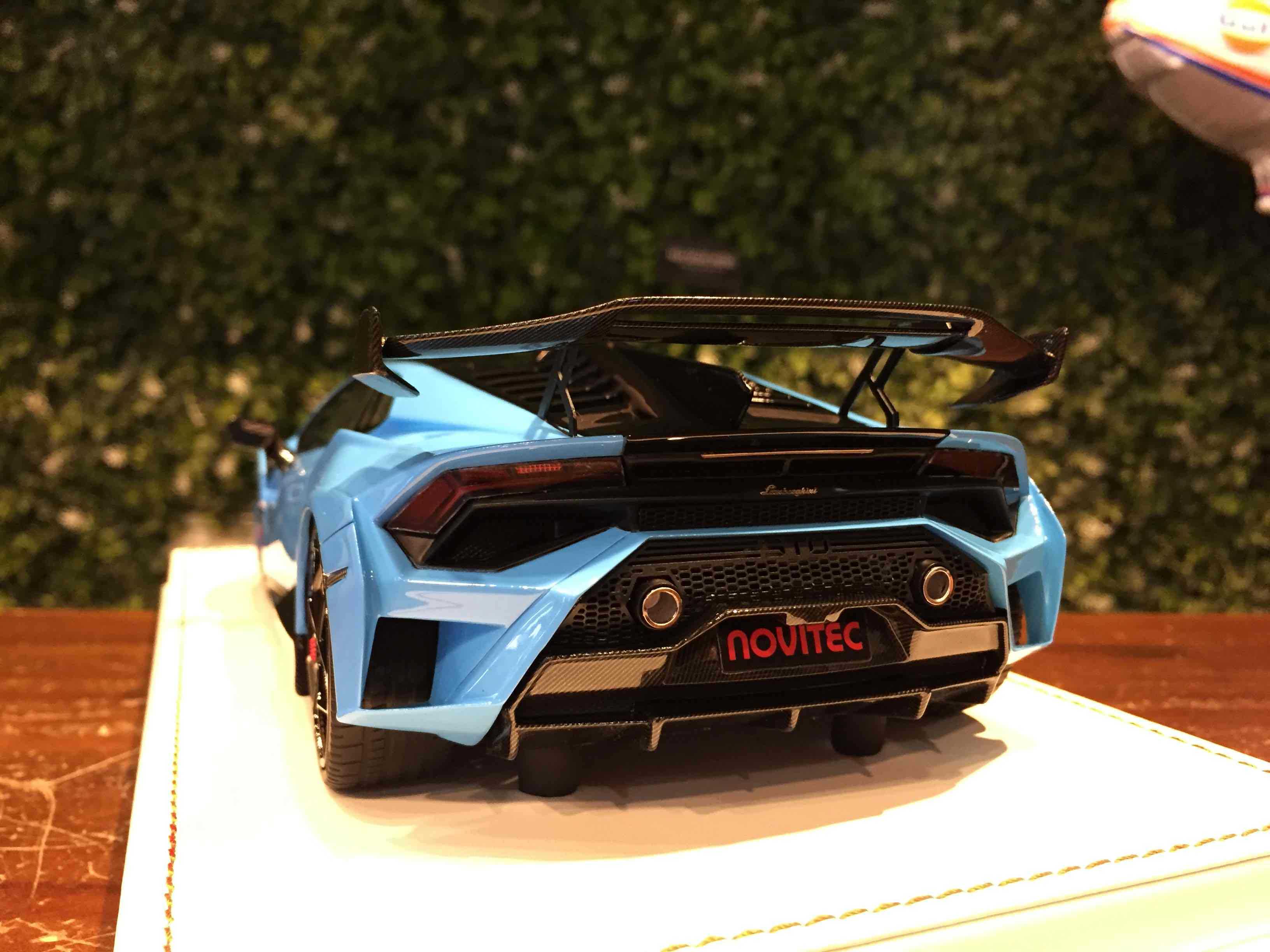 1/18 Runner Novitec Lamborghini Huracan STO Blue【MGM】
