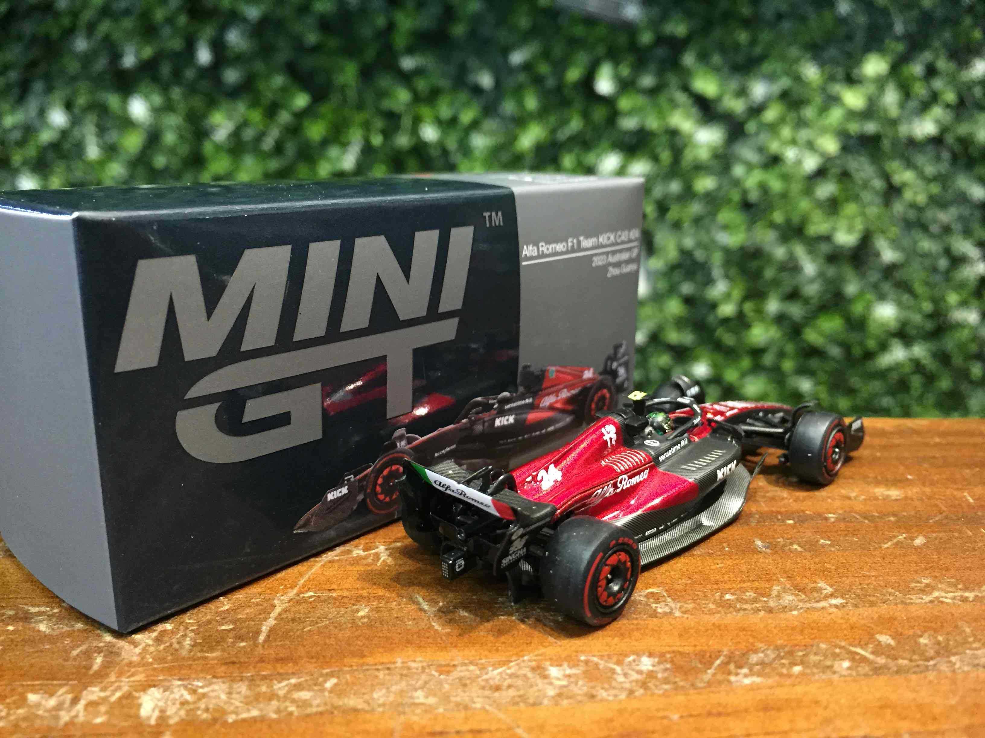 1/64 MiniGT Alfa Romeo C43 Zhou GuanYu 2023 MGT00728L【MGM】