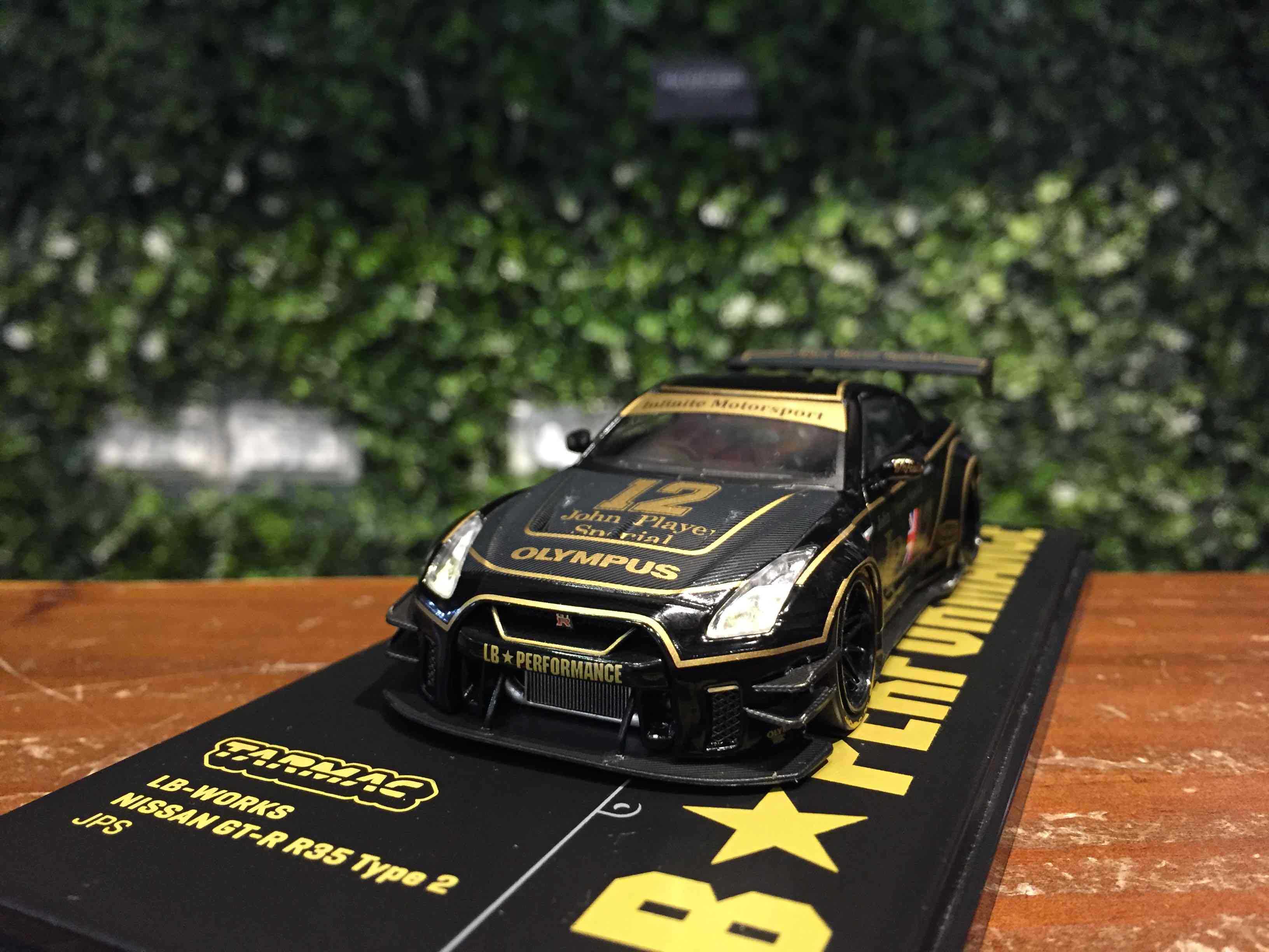 1/43 Tarmac LB-Works Nissan GT-R (R35) JPS T43019JPS【MGM】 - Max Gear ...
