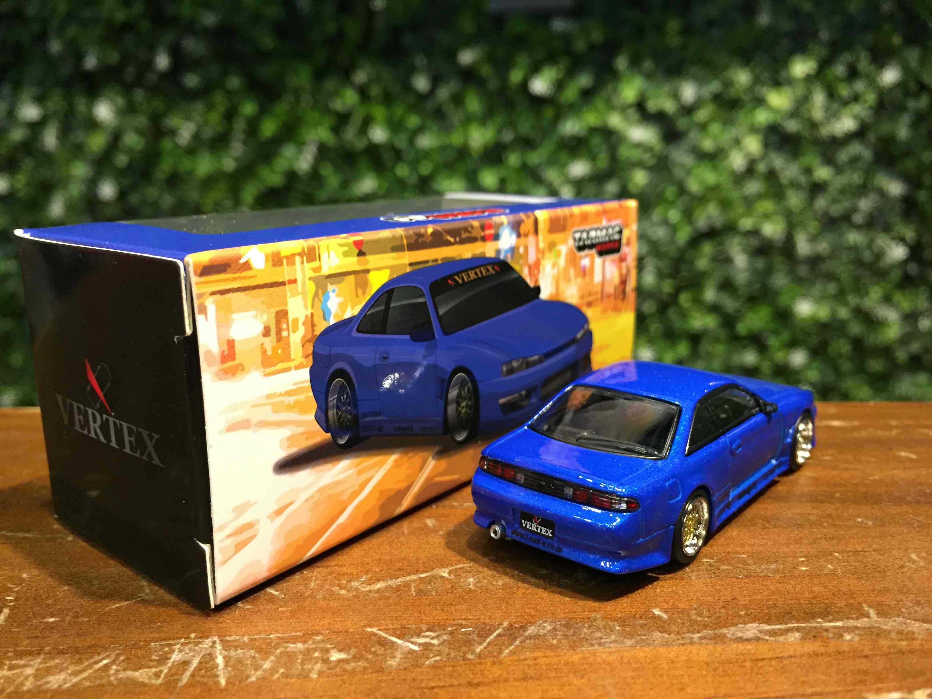1/64 Tarmac Vertex Silvia S14 Blue T64G018BL【MGM】
