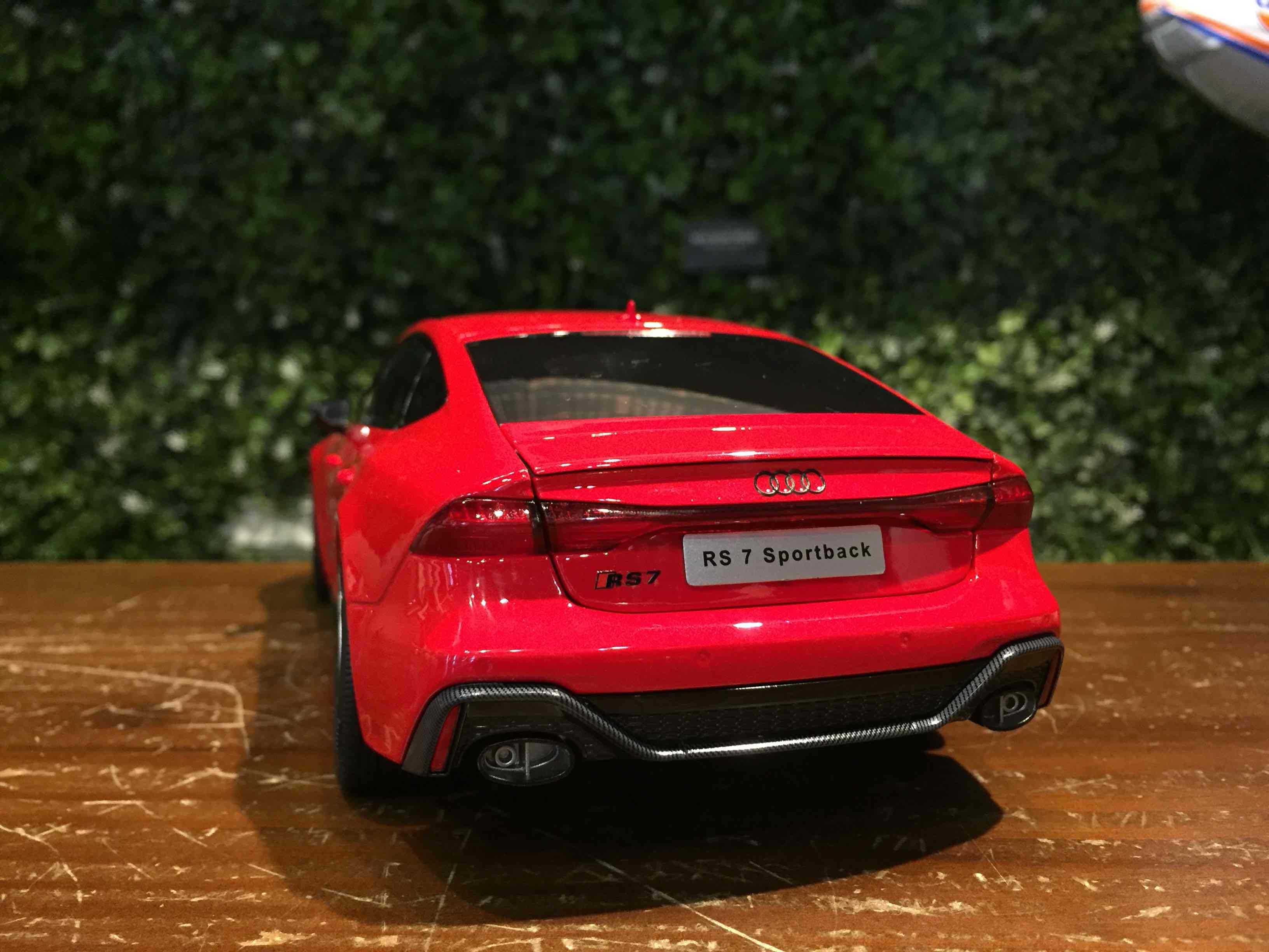 1/18 KiloWorks Audi RS7 Sportback (C8) 2021 Red KF0332【MGM】