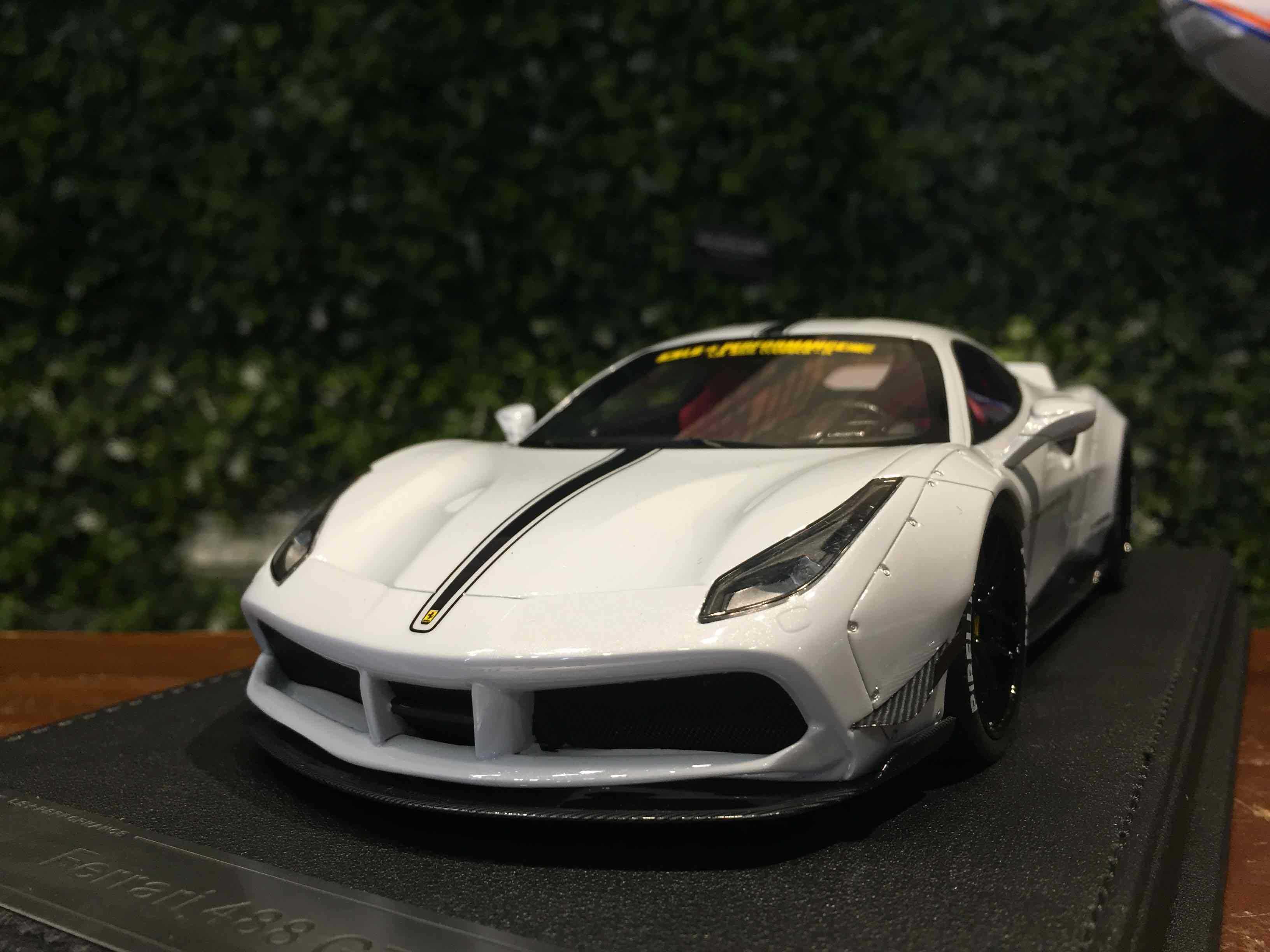 1/18 GL Model LBWK Ferrari 488 GTB Light Grey【MGM】