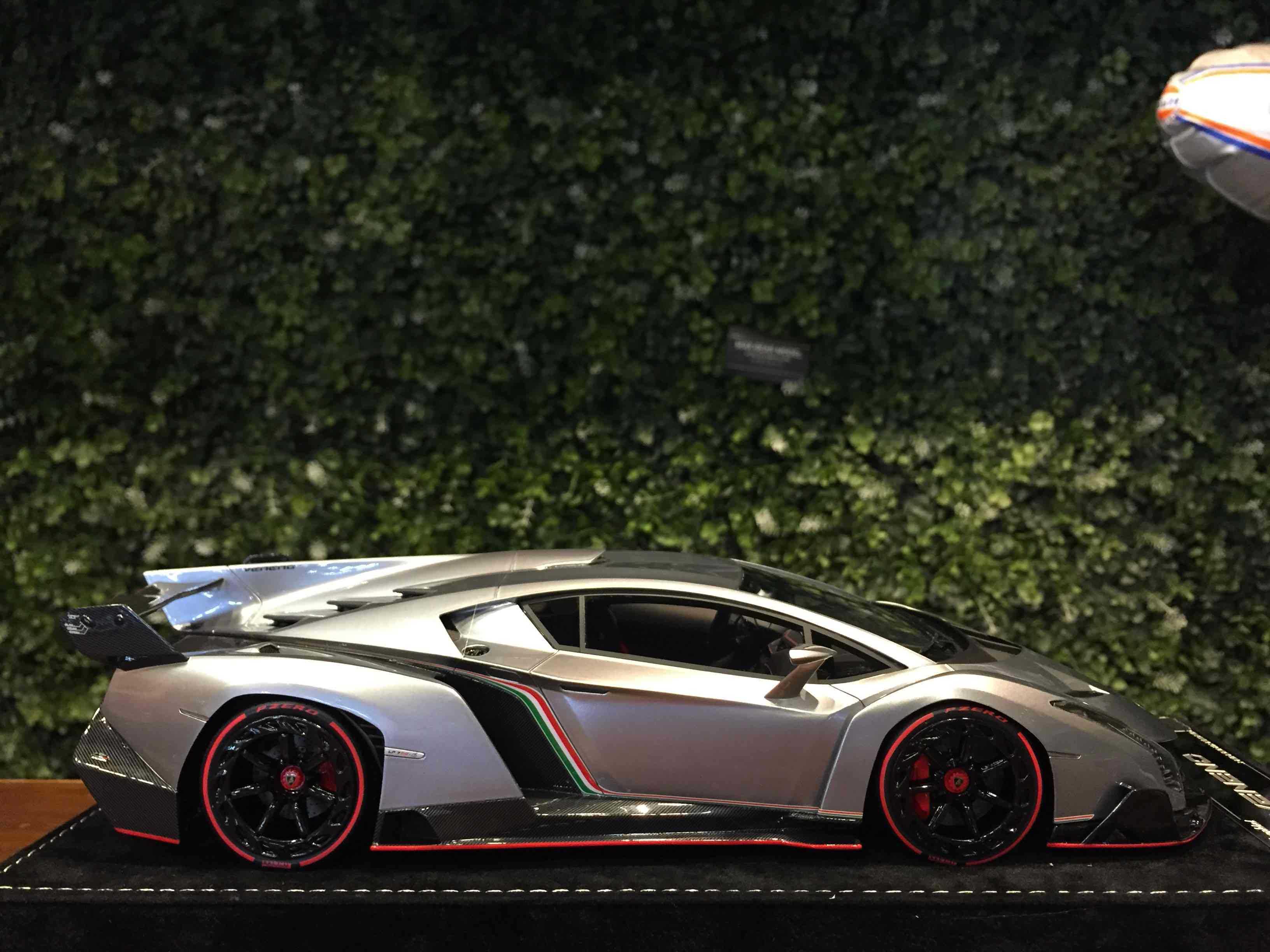 1/18 HH Model Lamborghini Veneno Grigio HHJL231001L【MGM】