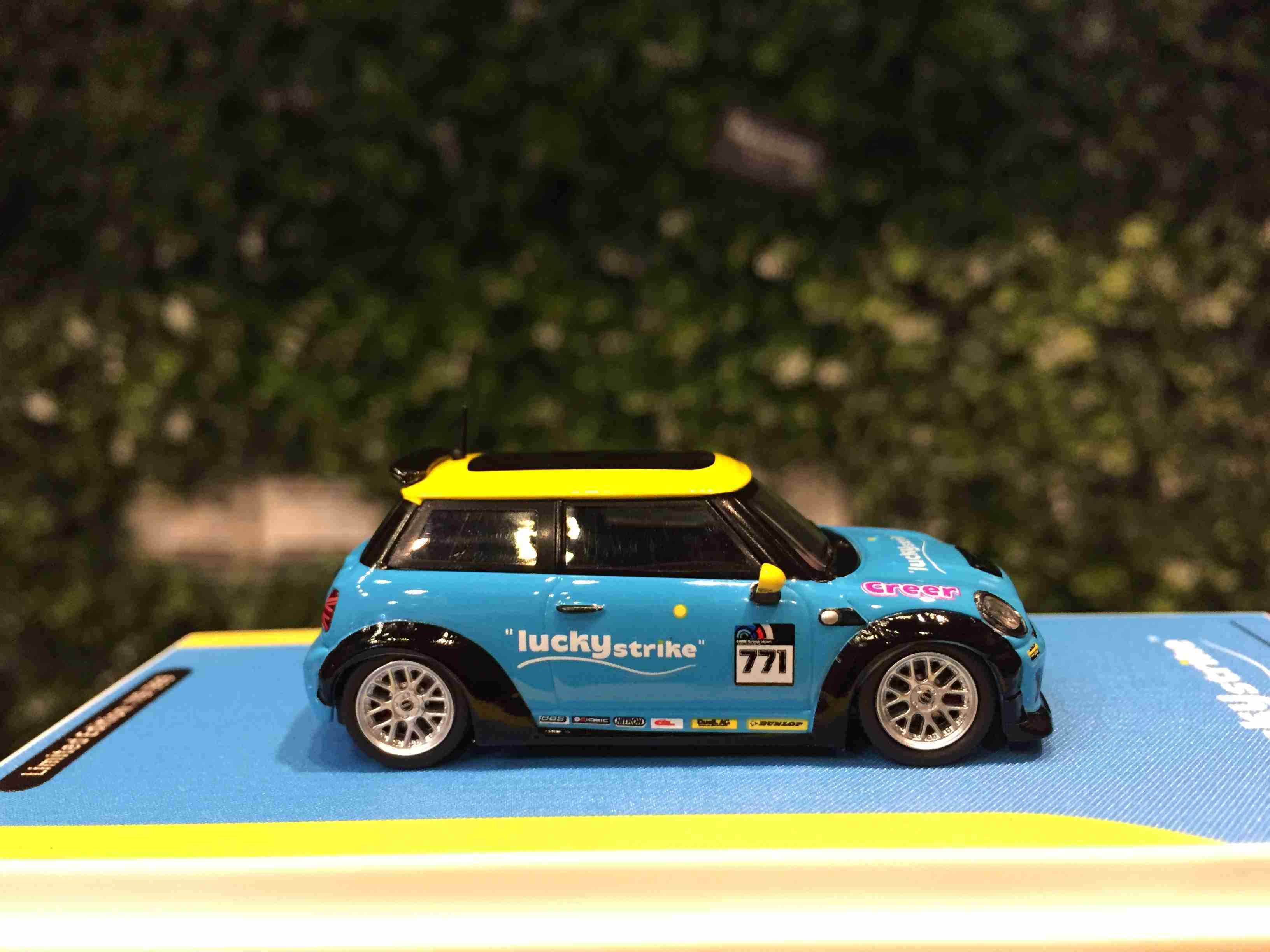1/64 TimeModel Mini Cooper Yellow/BL TM643629【MGM】