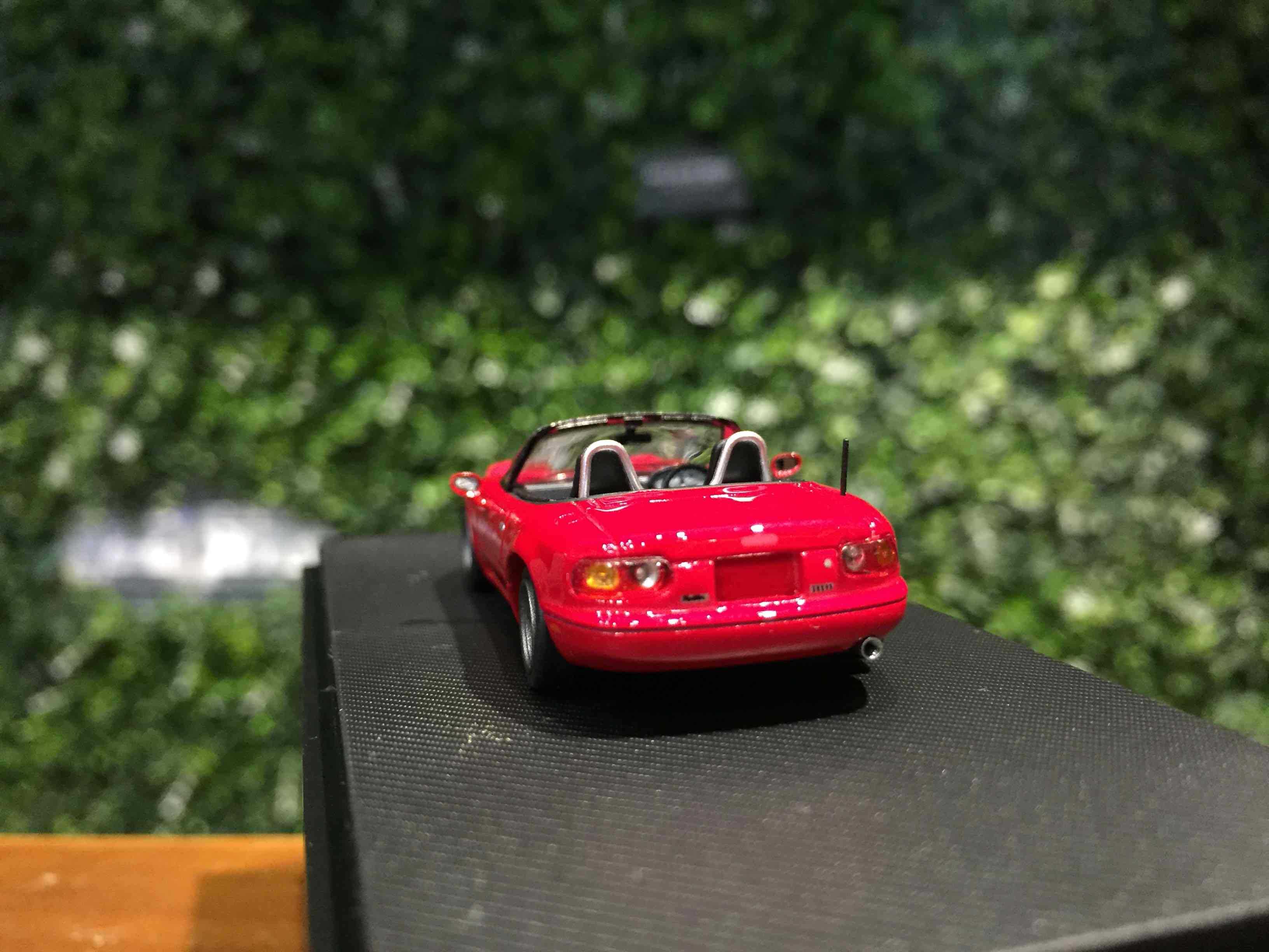 1/64 MicroTurbo Mazda MX-5 Eunos Roadster Red【MGM】