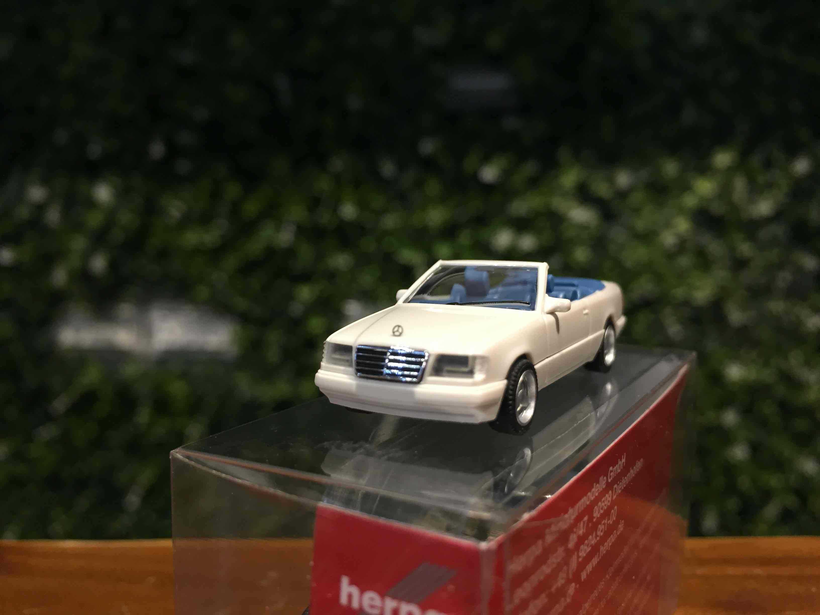 1/87 Herpa Mercedes-Benz 320 CE Cabrio W124 White【MGM】