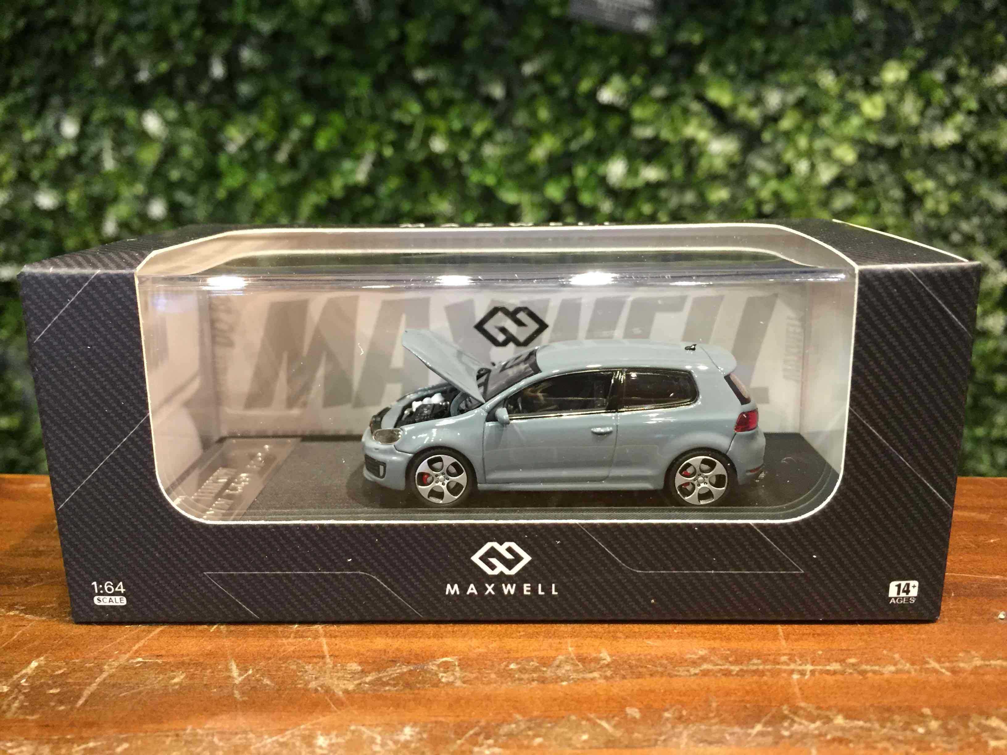 1/64 MaxWell Volkswagen VW Golf GTI MK6 Grey【MGM】