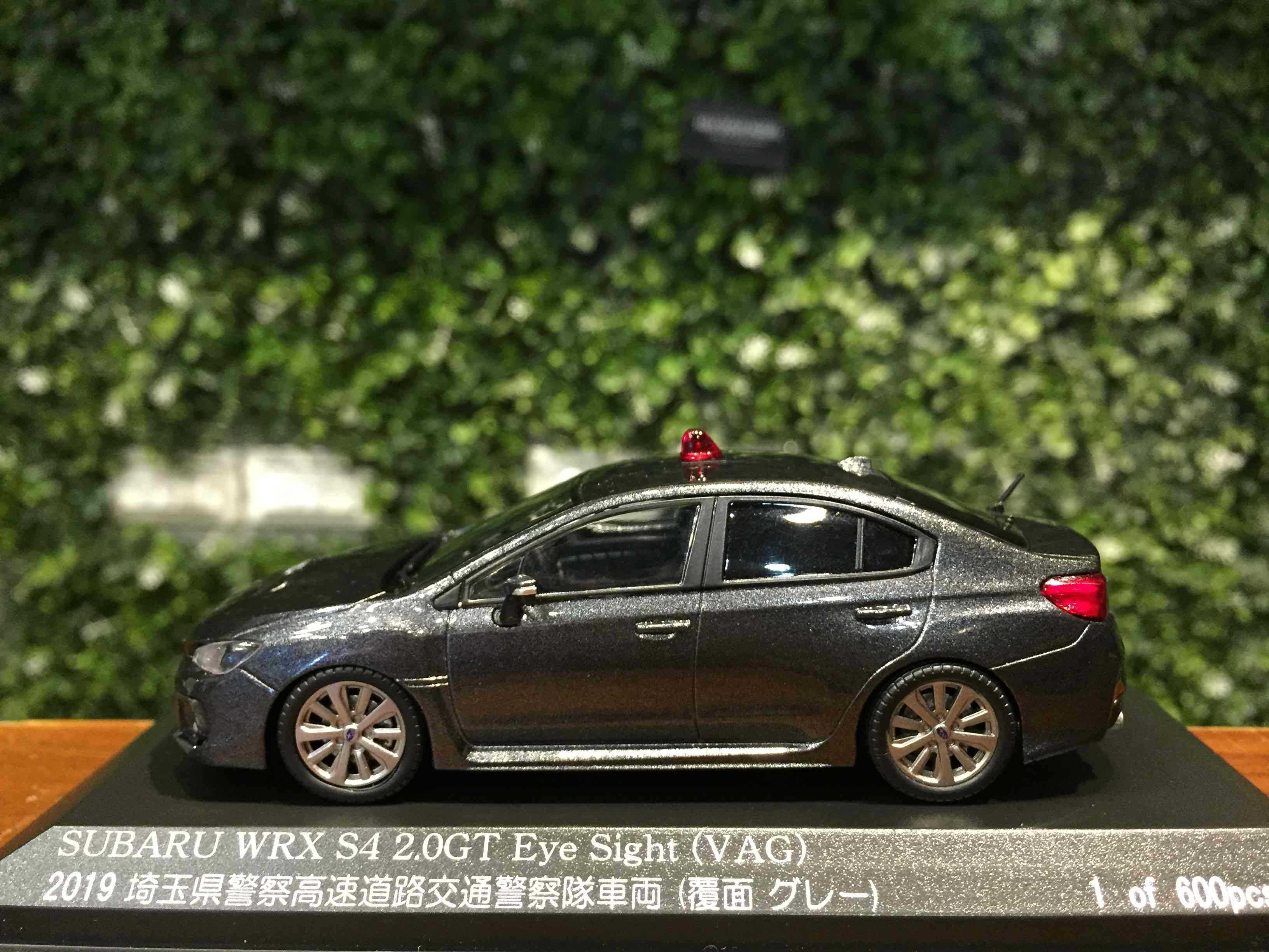 1/43 RAIS Subaru WRX S4 2.0 2019 埼玉県高速道路交通警察 H7431908【MGM】