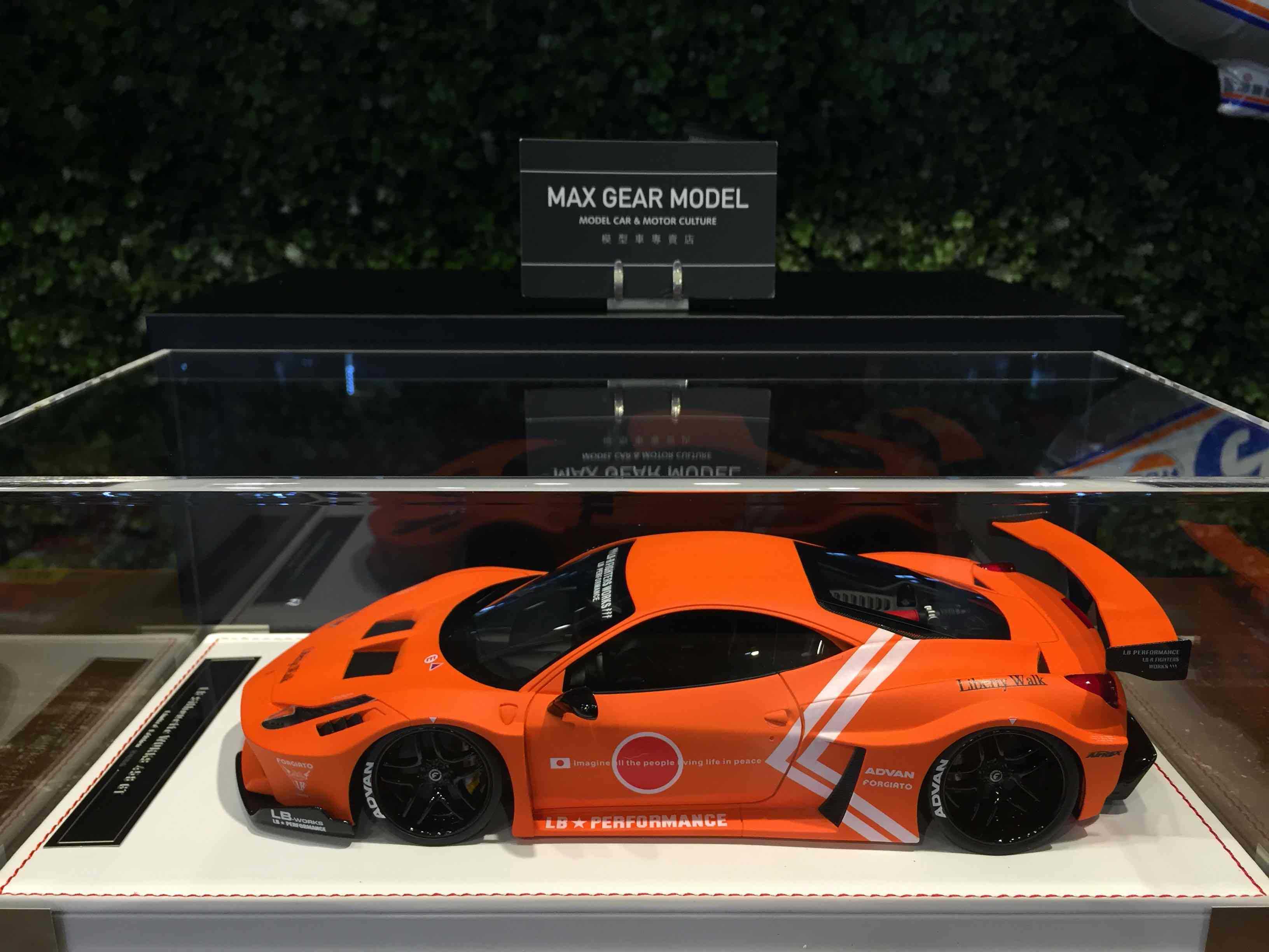 1/18 IVY LBWK Ferrari 458 GT Zero Orange【MGM】