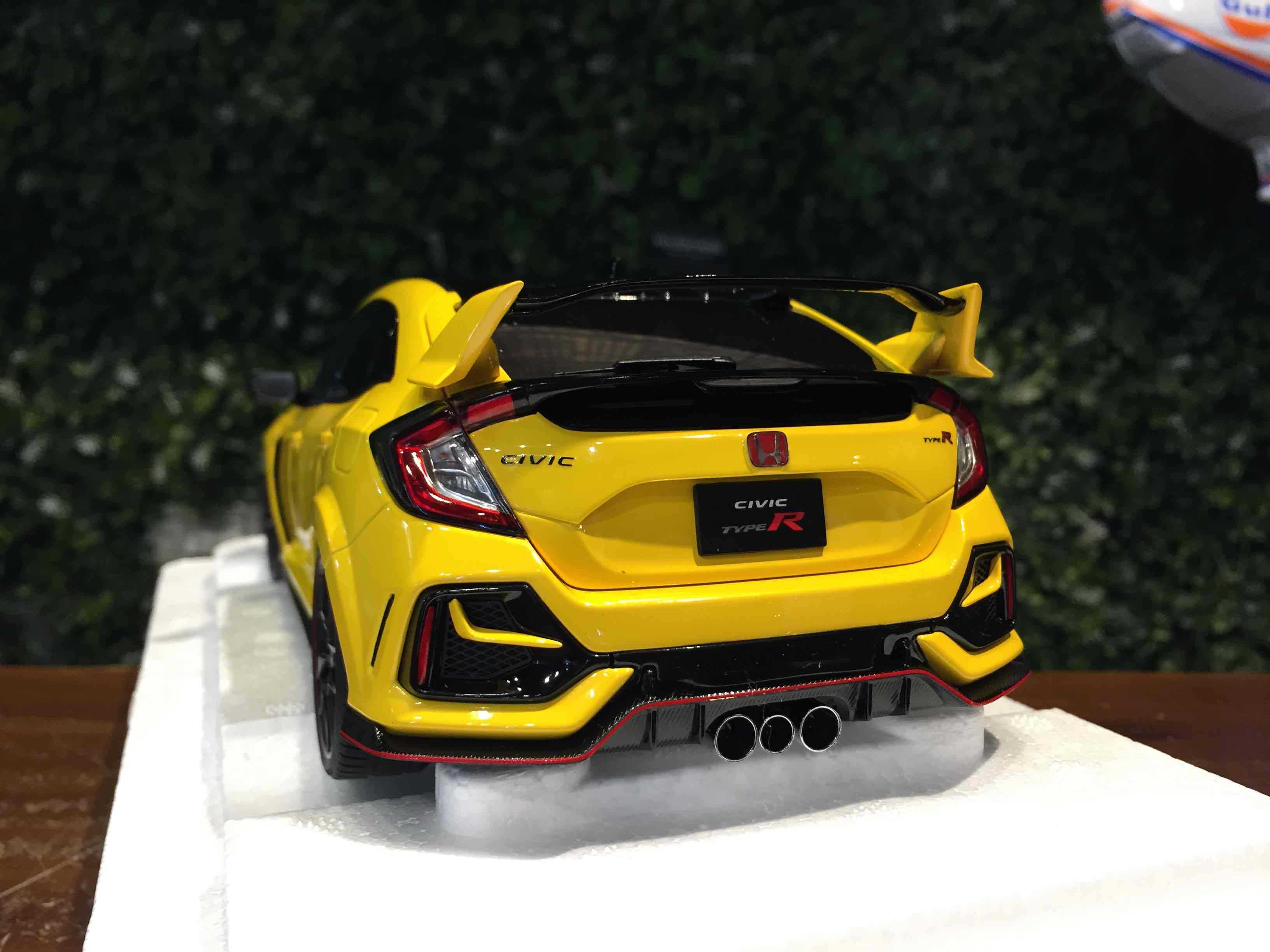 1/18 AUTOart Honda Civic Type R (FK8) 2021 Yellow 73225【MGM】