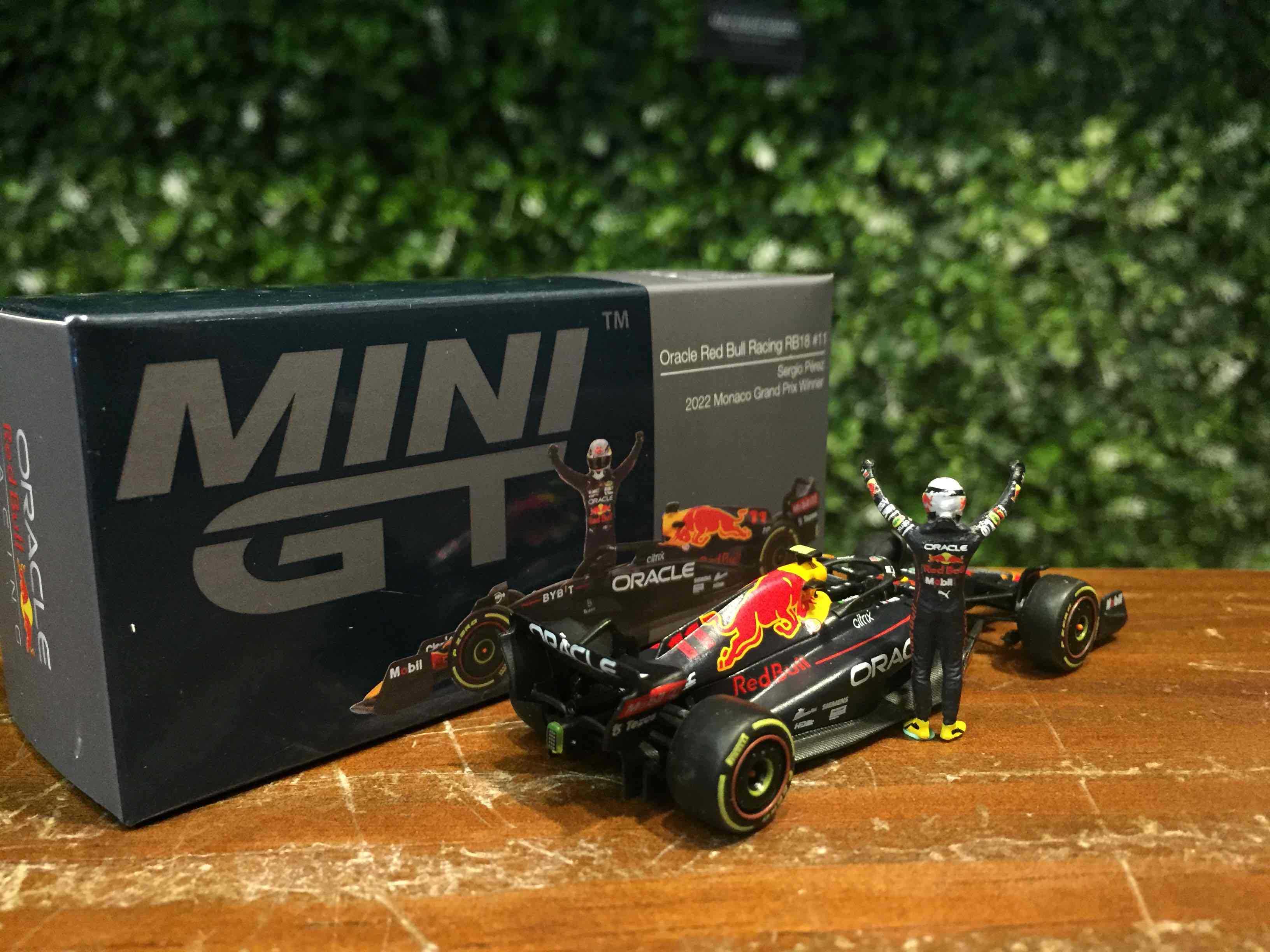 1/64 MiniGT Red Bull RB18 Sergio Perez Winner MGT00551L【MGM】