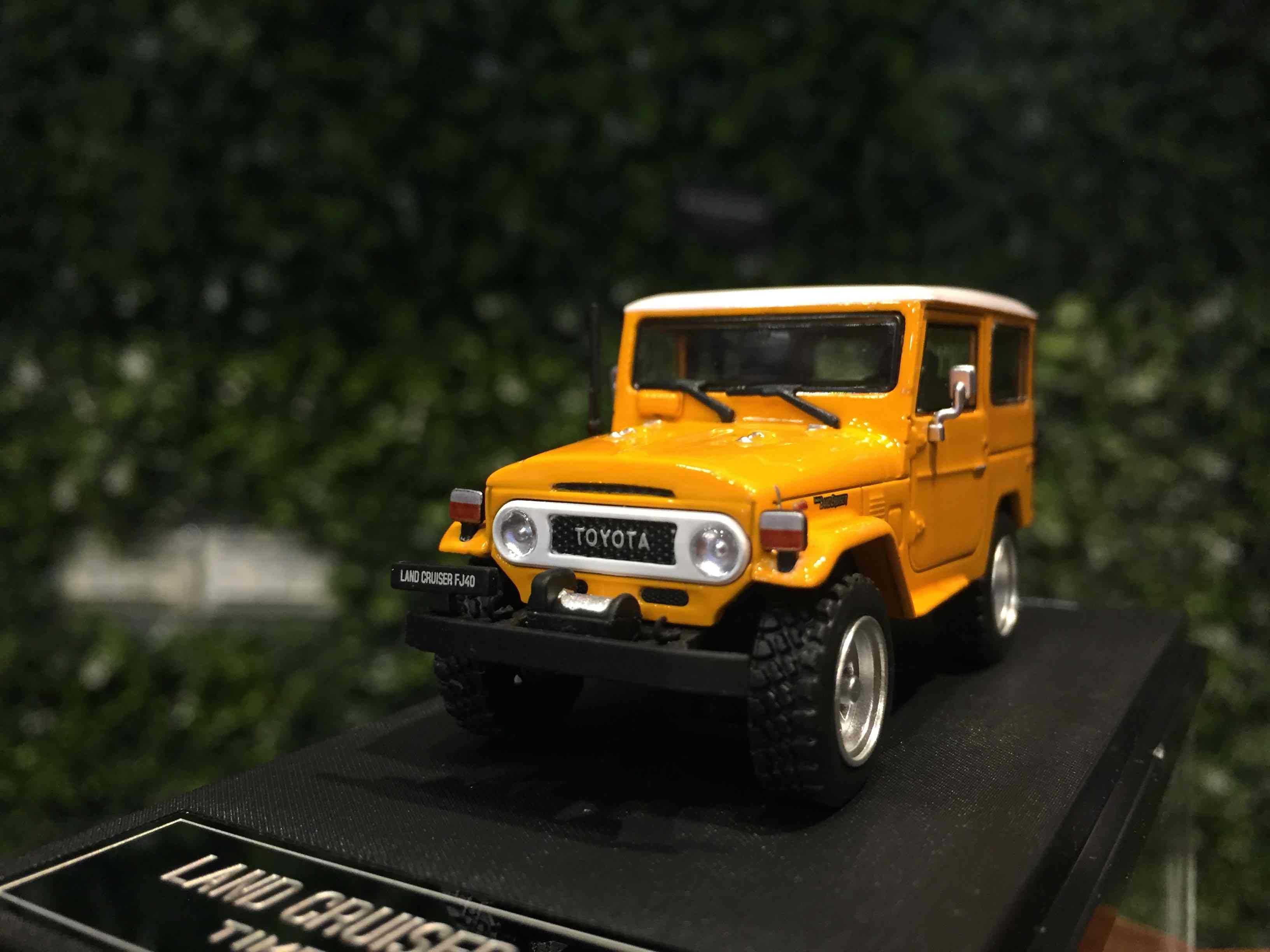 1/64 TimeModel Toyota Land Cruiser FJ40 Yellow TM645201【MGM】