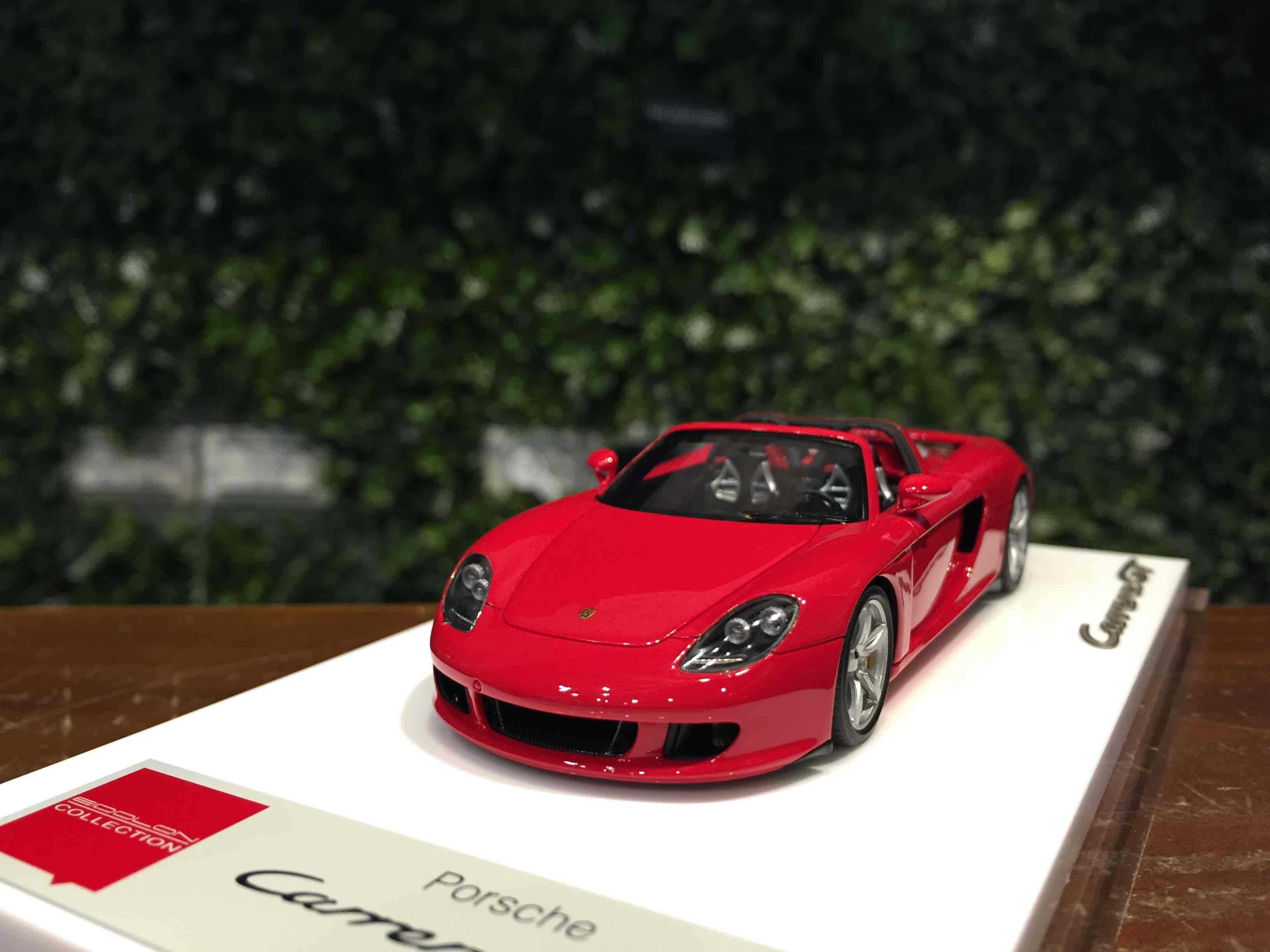 1/43 MakeUp Porsche Carrera GT 2004 Red EM566C【MGM】