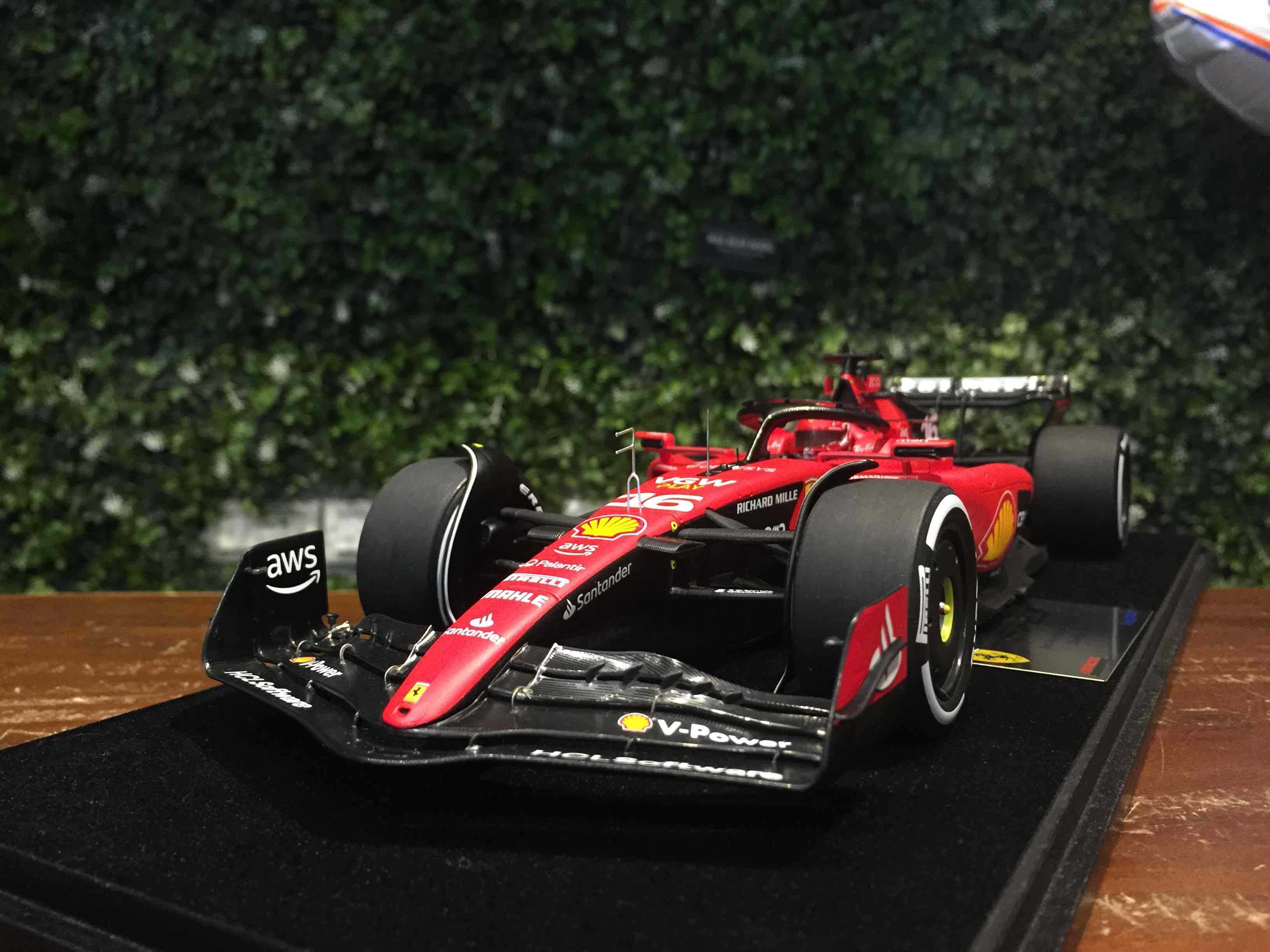 1/18 LookSmart Ferrari SF23 C.Leclerc 3rd 2023 LS18F105【MGM】