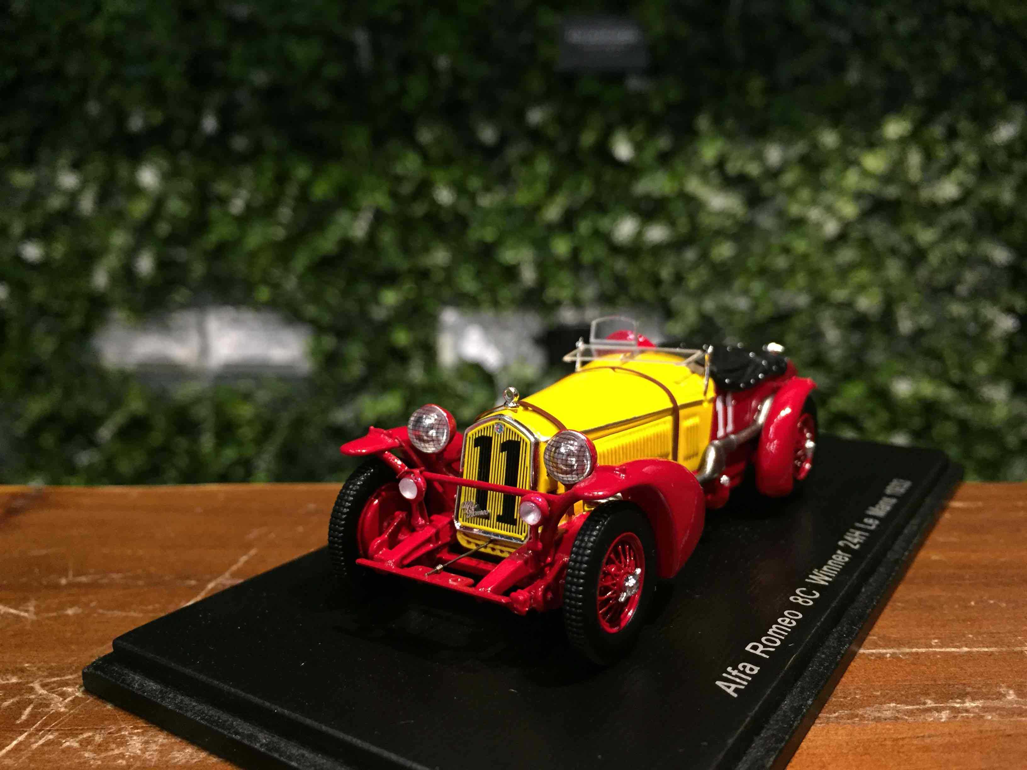 1/43 Spark Alfa Romeo 8C #11 Winner LeMans 1933 43LM33【MGM】