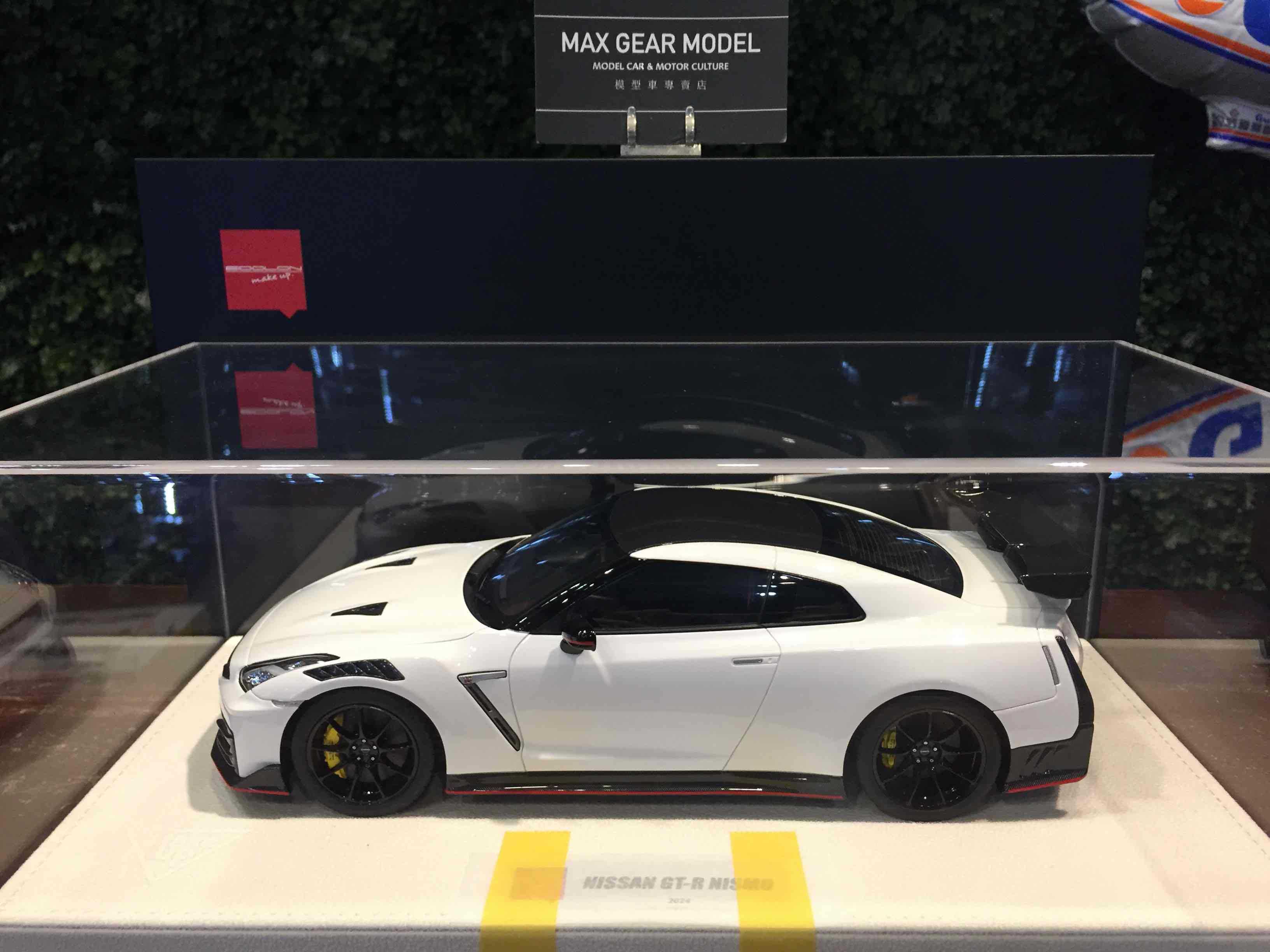 1/18 MakeUp Nissan GT-R R35 NISMO 2024 White EML076B【MGM】