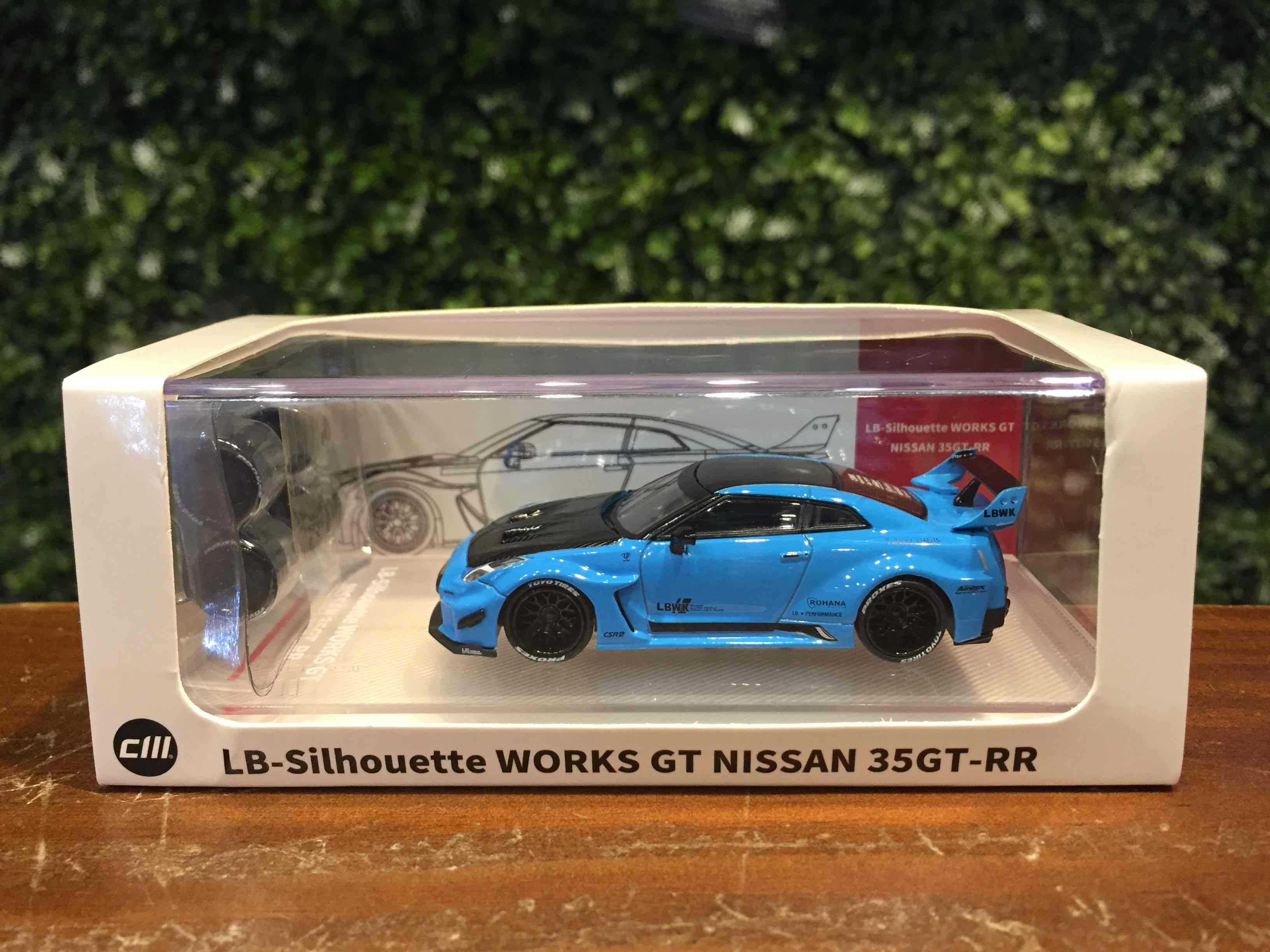 1/64 CM-Model LBWK Nissan GT-R (R35) Blue CM6435RR07【MGM】