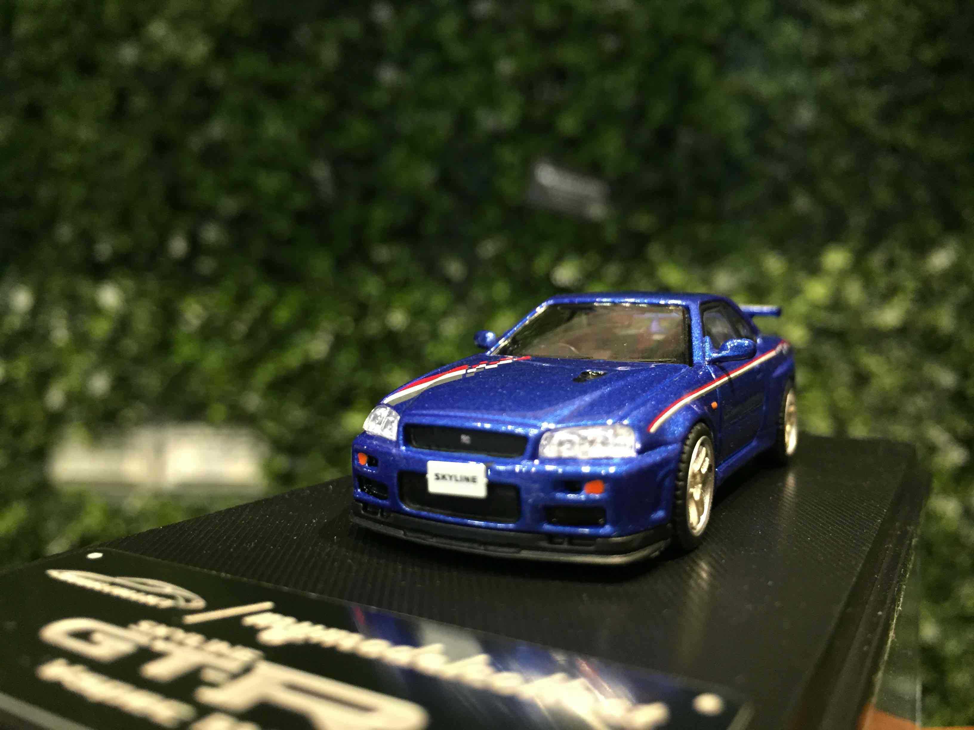 1/64 MC Nissan Skyline GT-R (R34) V-Spec Blue【MGM】