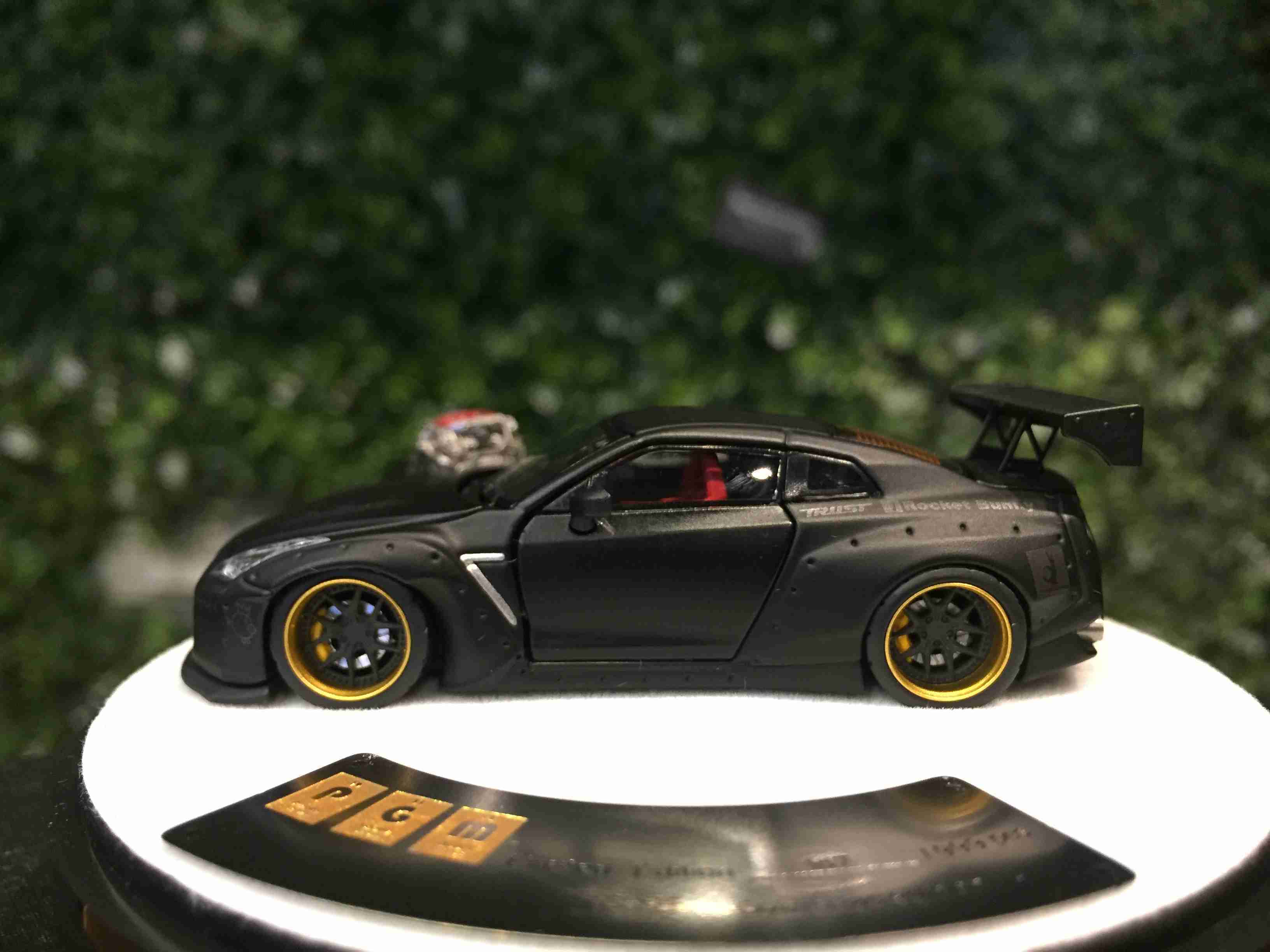 1/64 PGM Pandem Nissan GT-R (R35) MatteBlack PGM640702L【MGM