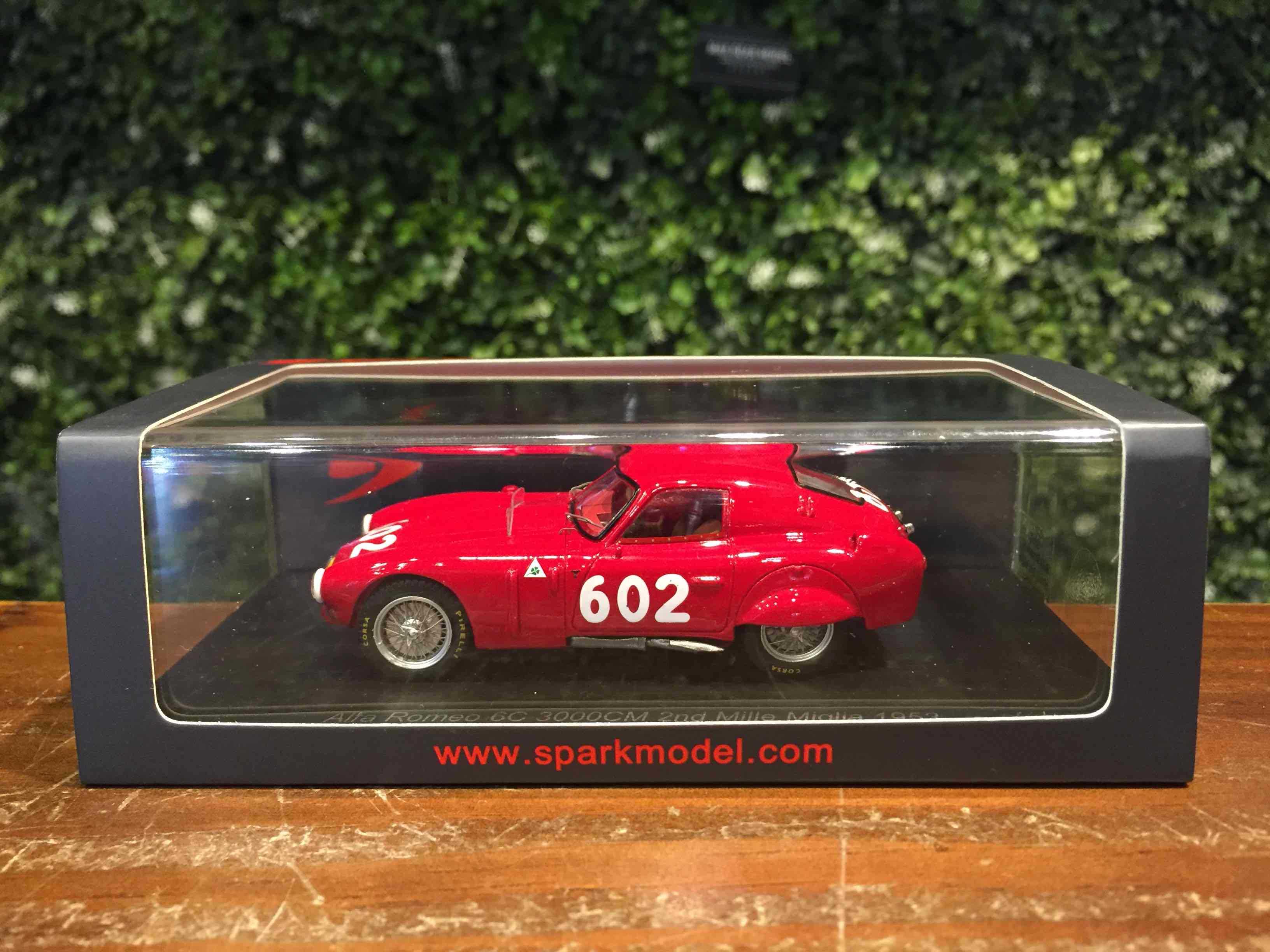 1/43 Spark Alfa Romeo 6C 3000CM 2nd Mille Miglia S3681【MGM】