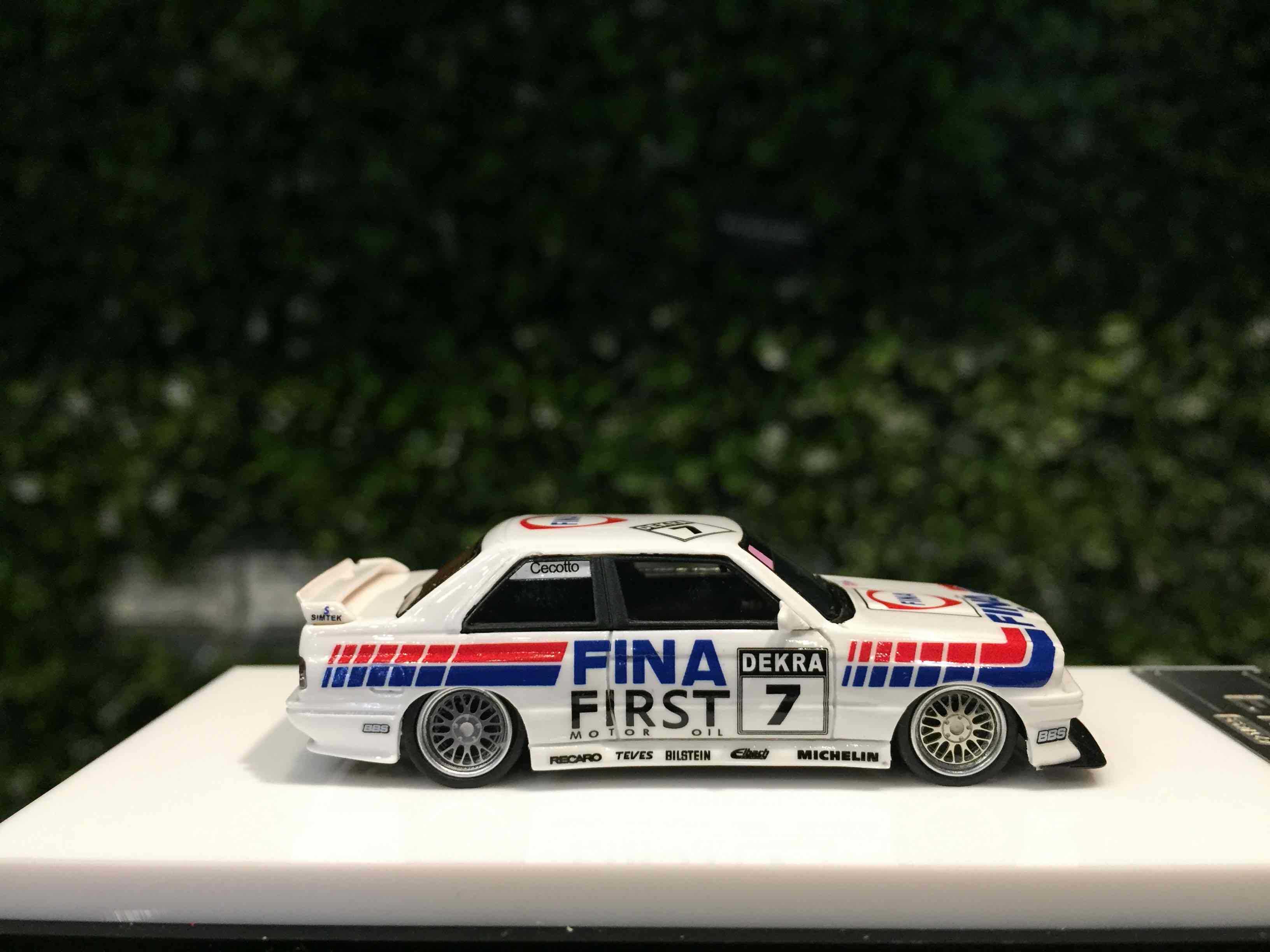 1/64 ScaleMini BMW M3 E30 Fina SM6423004D【MGM】