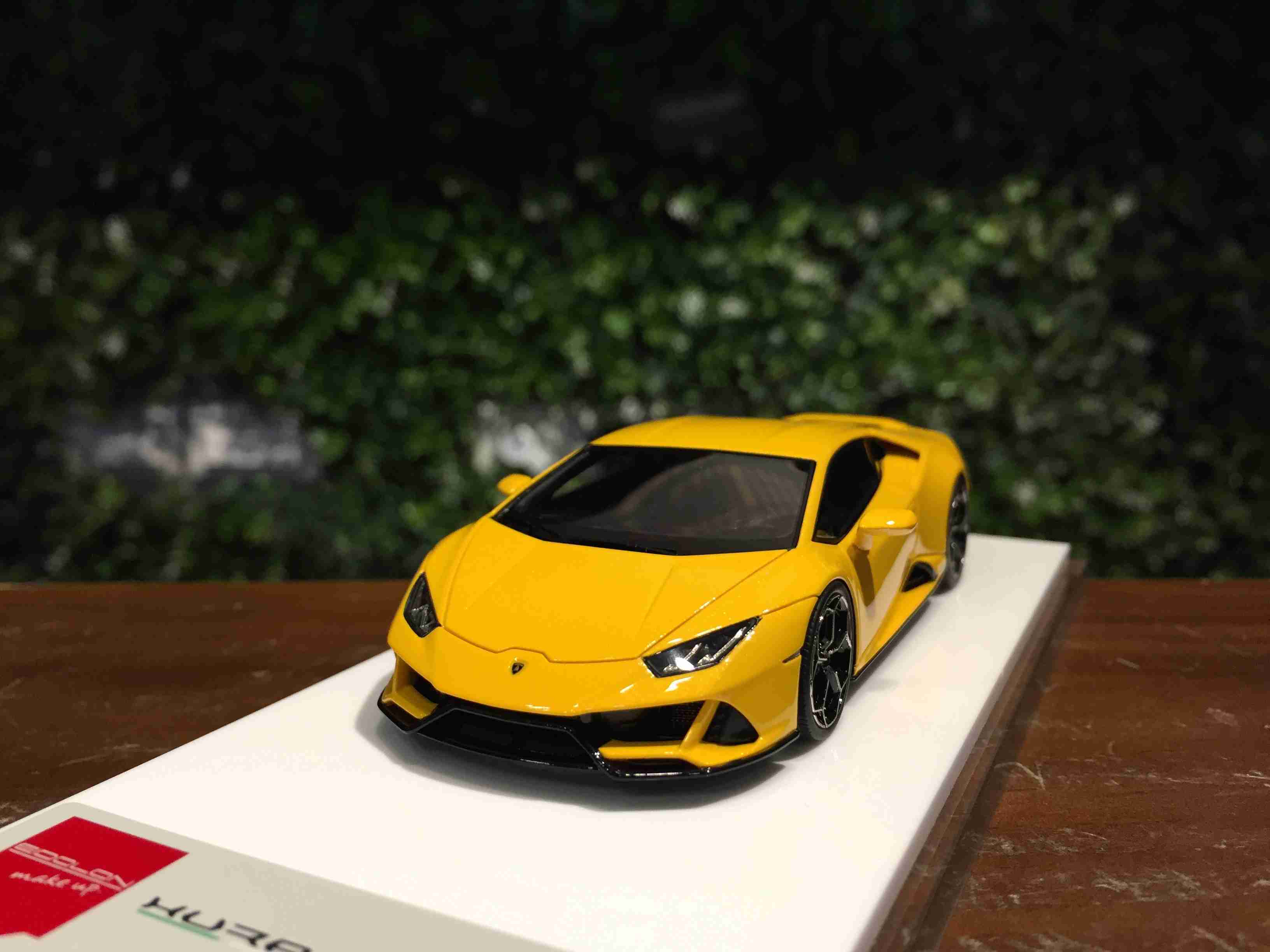 1/43 MakeUp Lamborghini Huracan EVO 2019 Yellow EM518D【MGM】