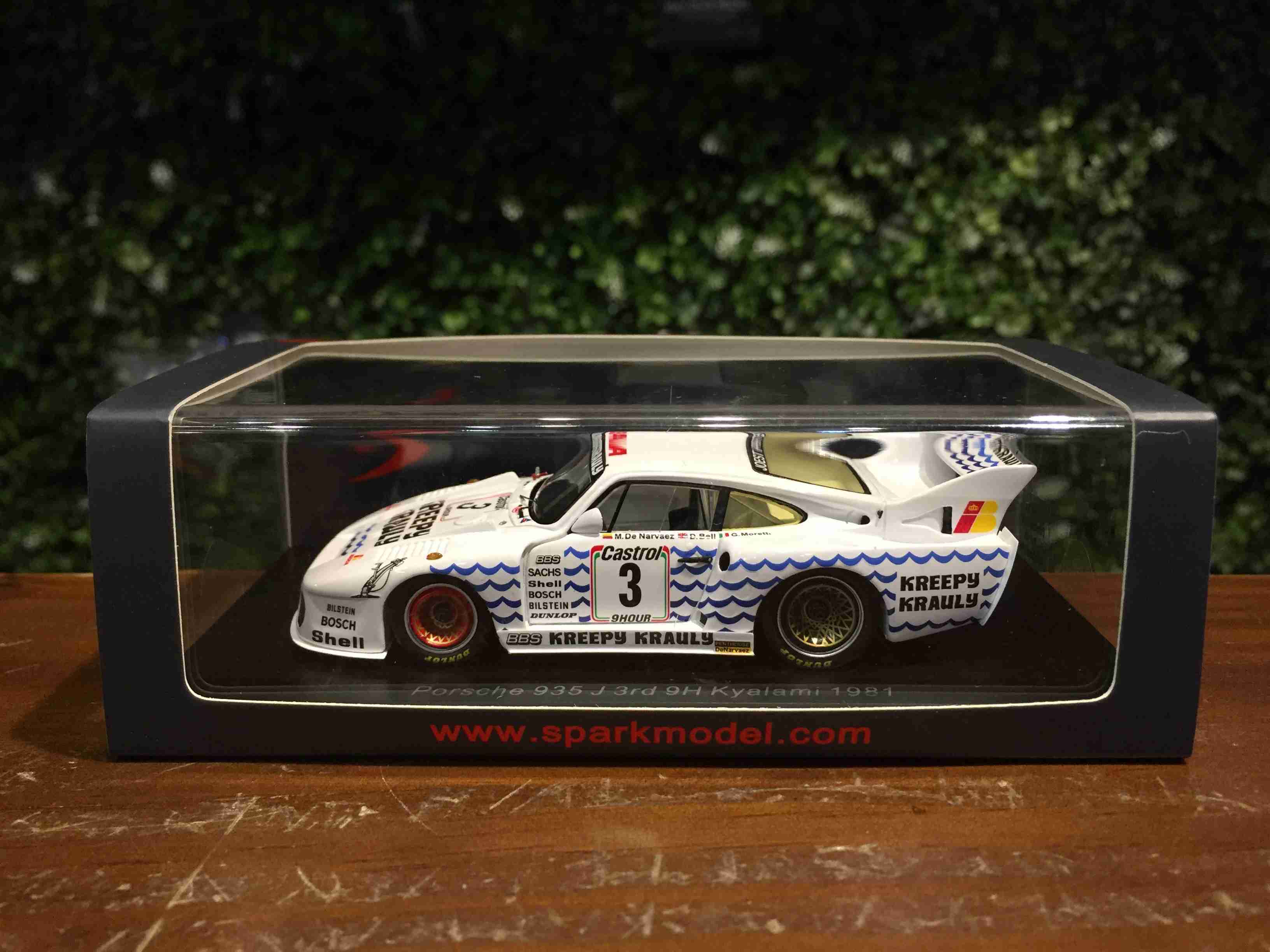 1/43 Spark Porsche 935 J 3rd Kyalami 1981 S4754【MGM】