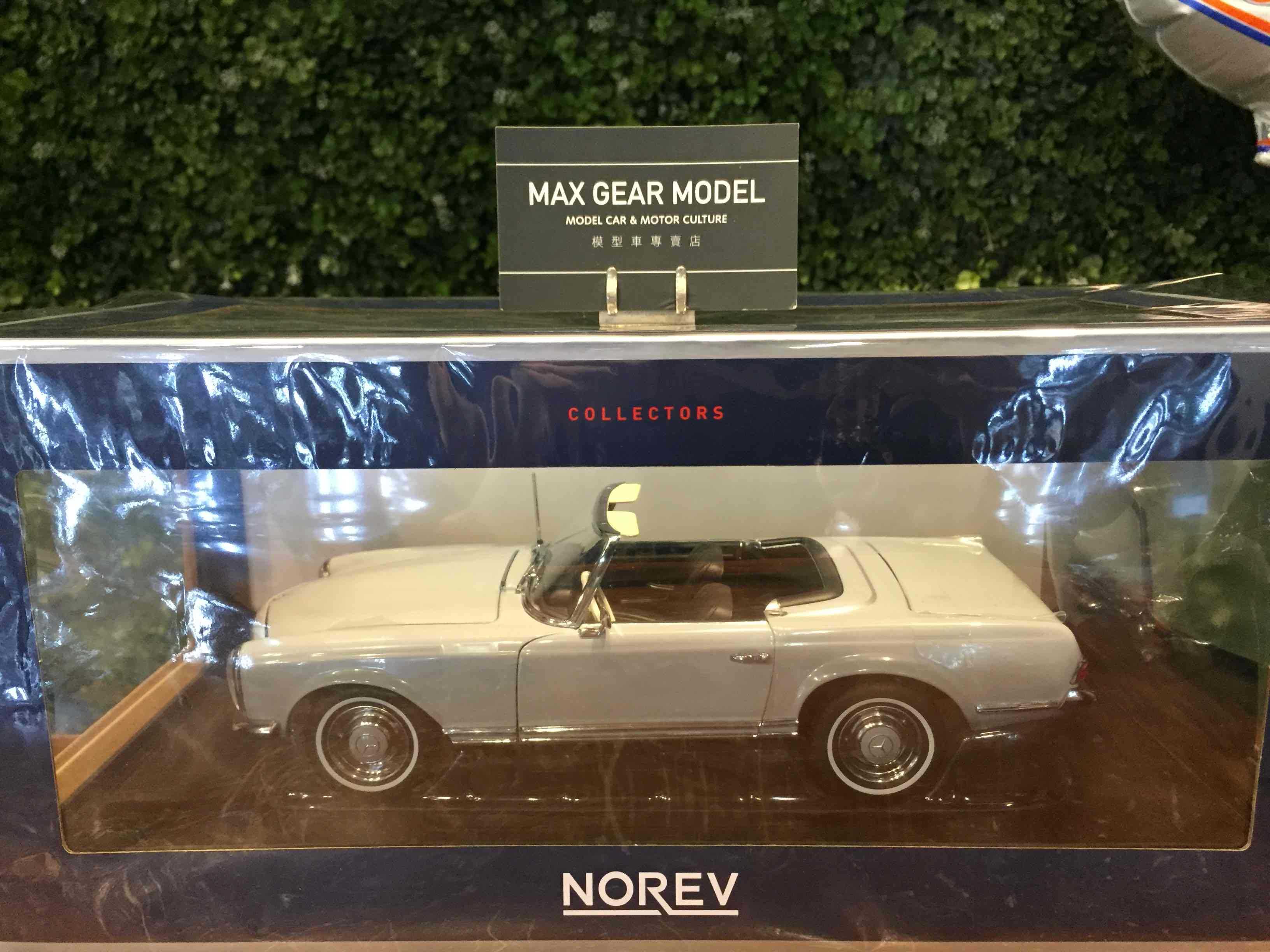 1/18 Norev Mercedes-Benz 230 SL 1963 Grey 183990【MGM】