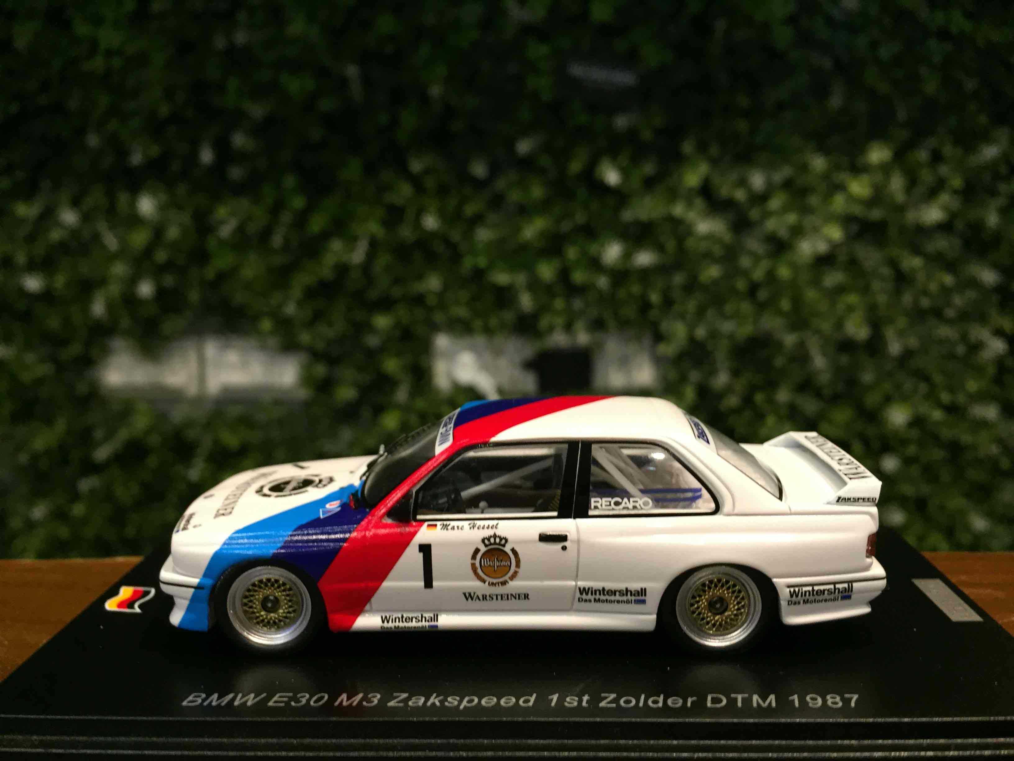 1/43 Spark BMW E30 M3 1st Zolder DTM 1987 SG609【MGM】