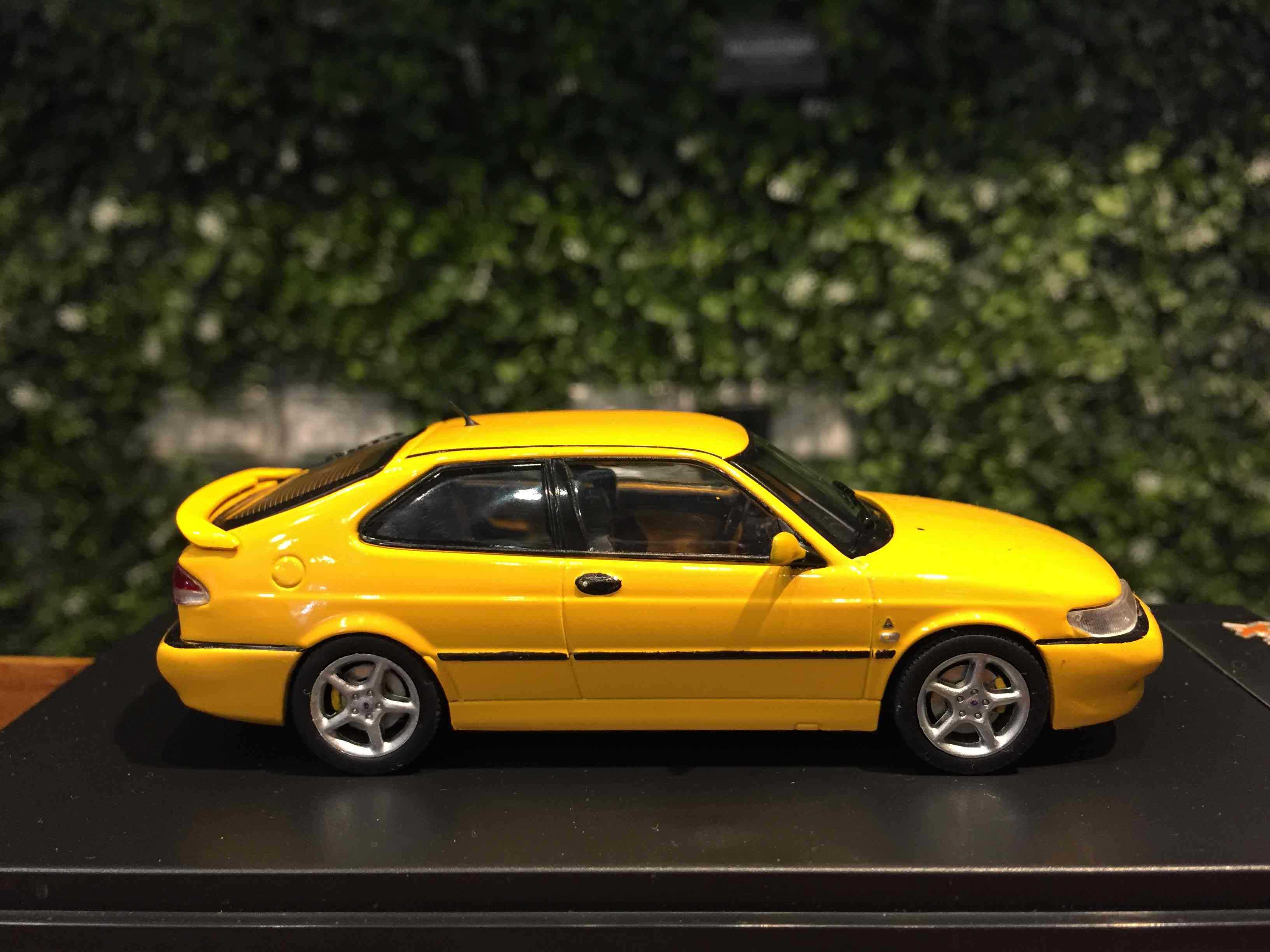 1/43 PremiumX Saab 9-3 Viggen 1999 Yellow PRD432【MGM】