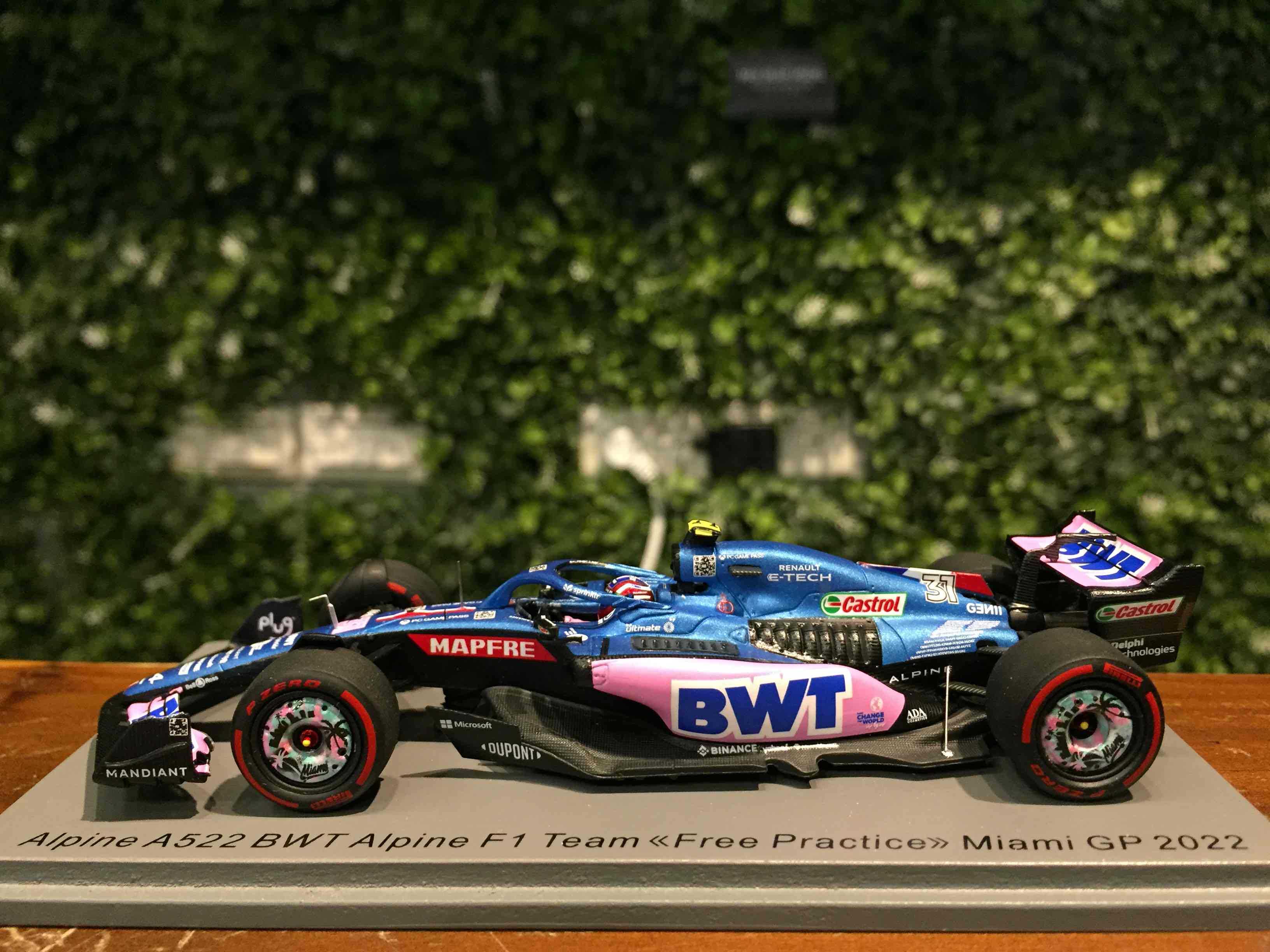 1/43 Spark Alpine A522 Esteban Ocon Miami GP 2022 S8521【MGM】