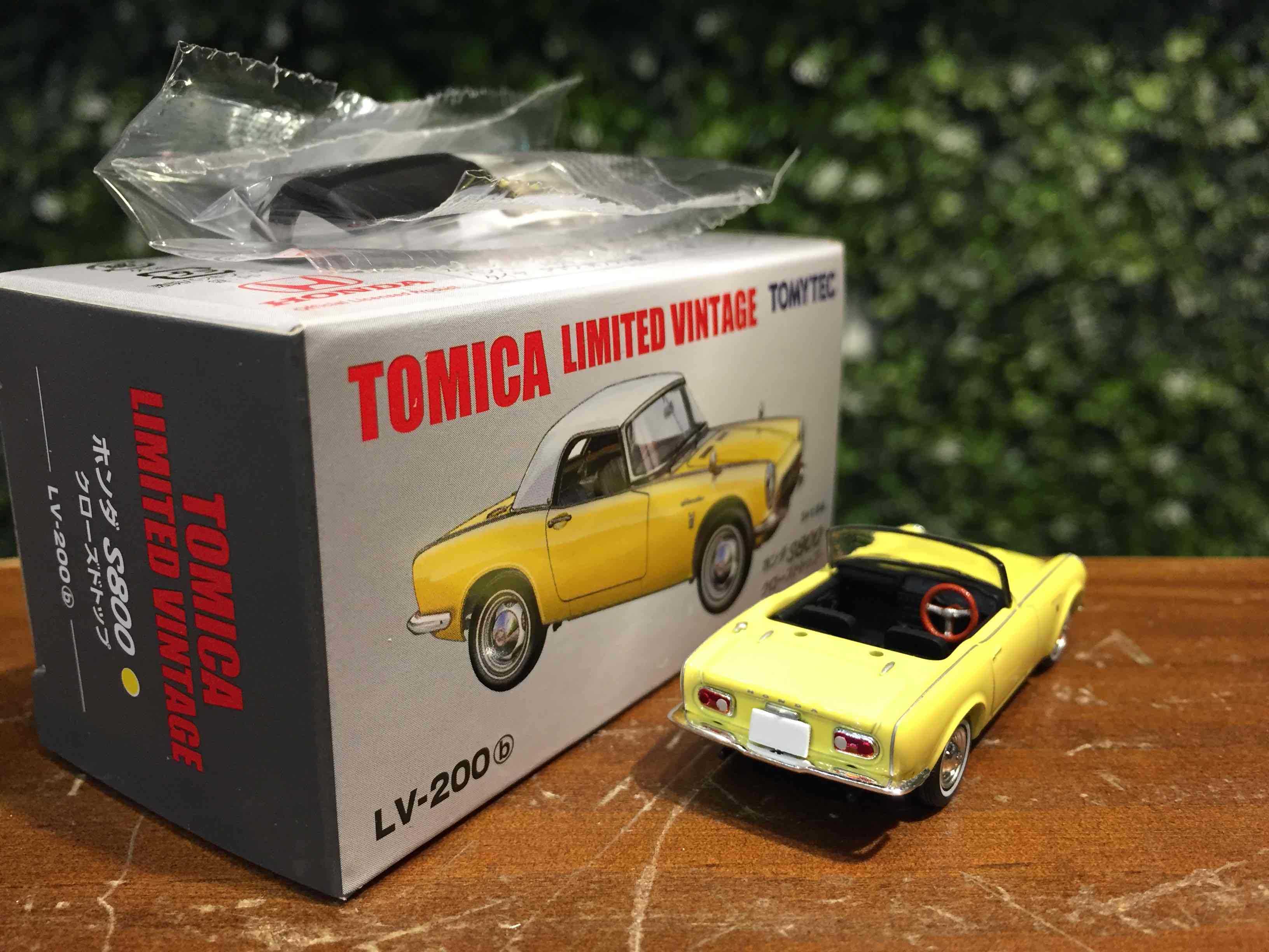 1/64 Tomica Honda S800 Open Close Yellow LV-200b【MGM】