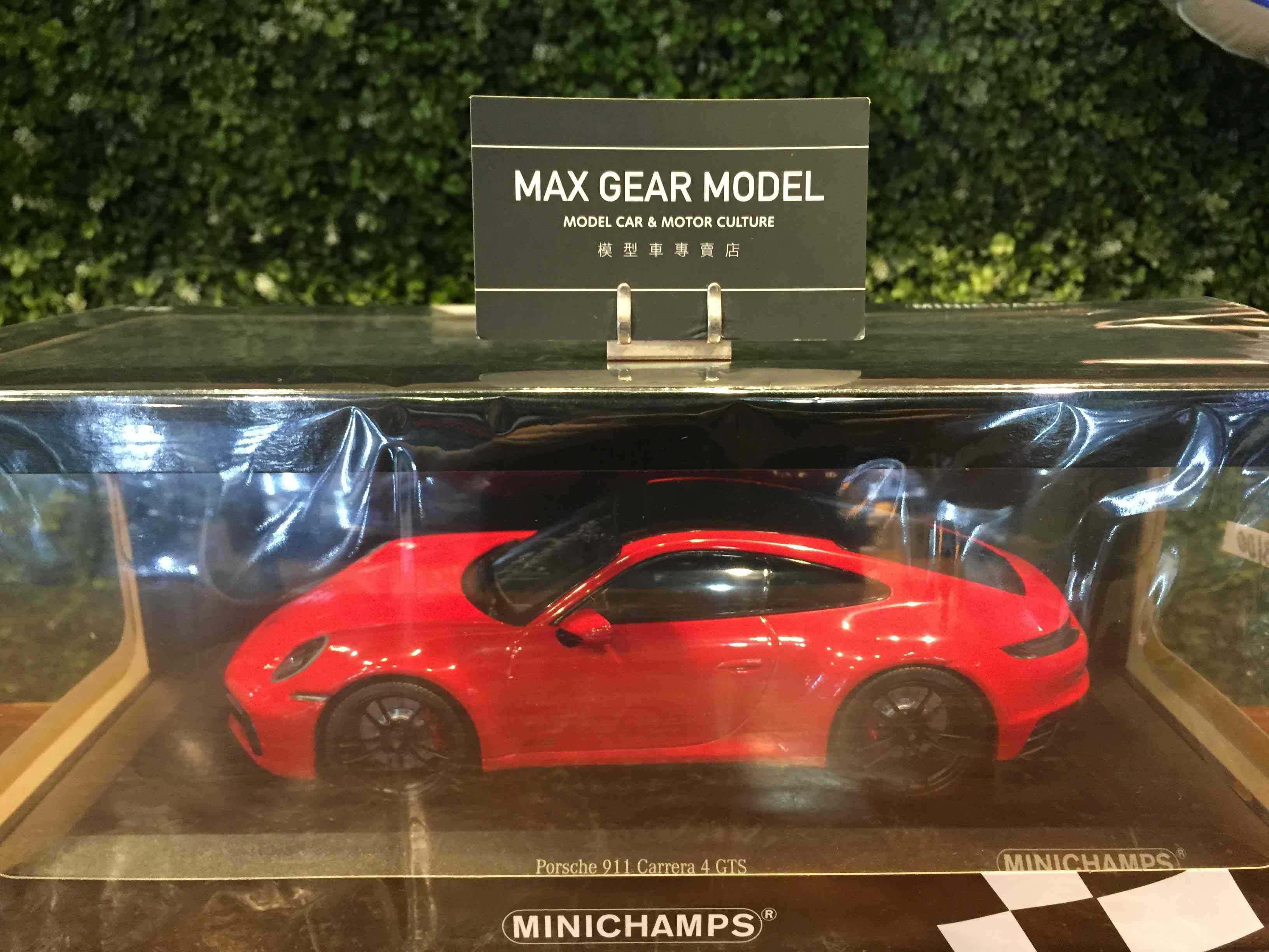 1/18 Minichamps Porsche 911 (992) Carrera GTS 155063100【MGM】