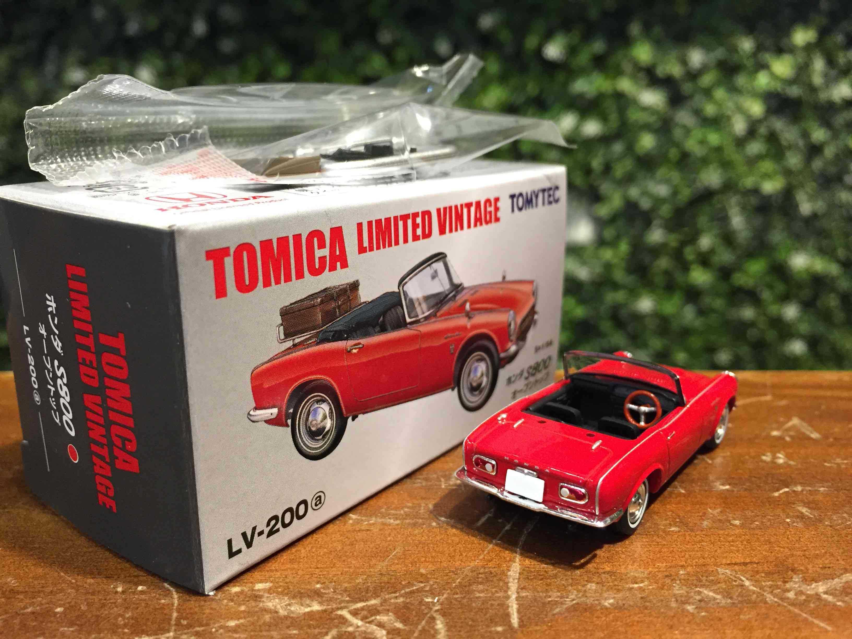 1/64 Tomica Honda S800 Open Top Red LV-200a【MGM】