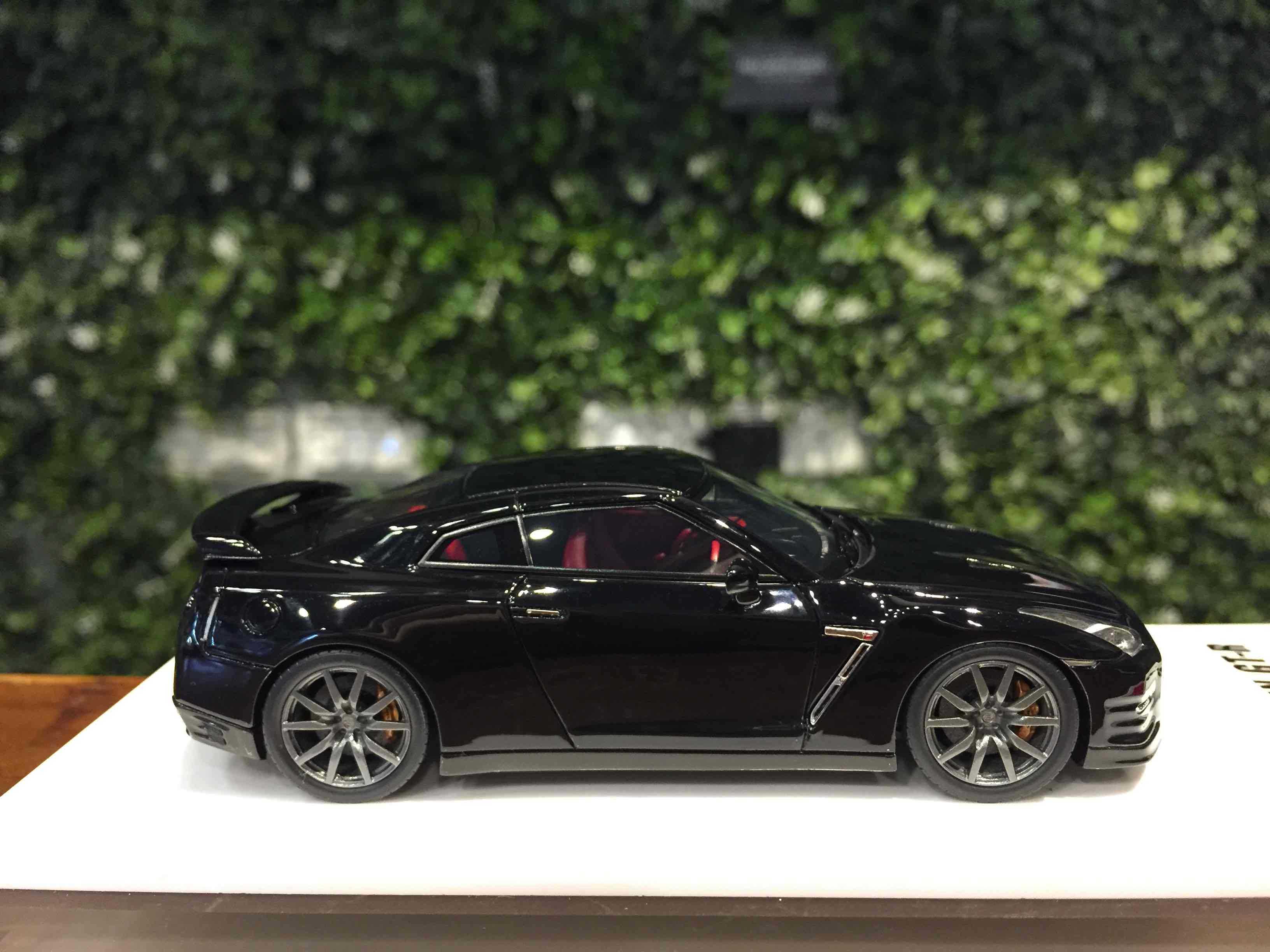 1/43 MakeUp Nissan GT-R R35 2014 Meteor Black EM414F【MGM】