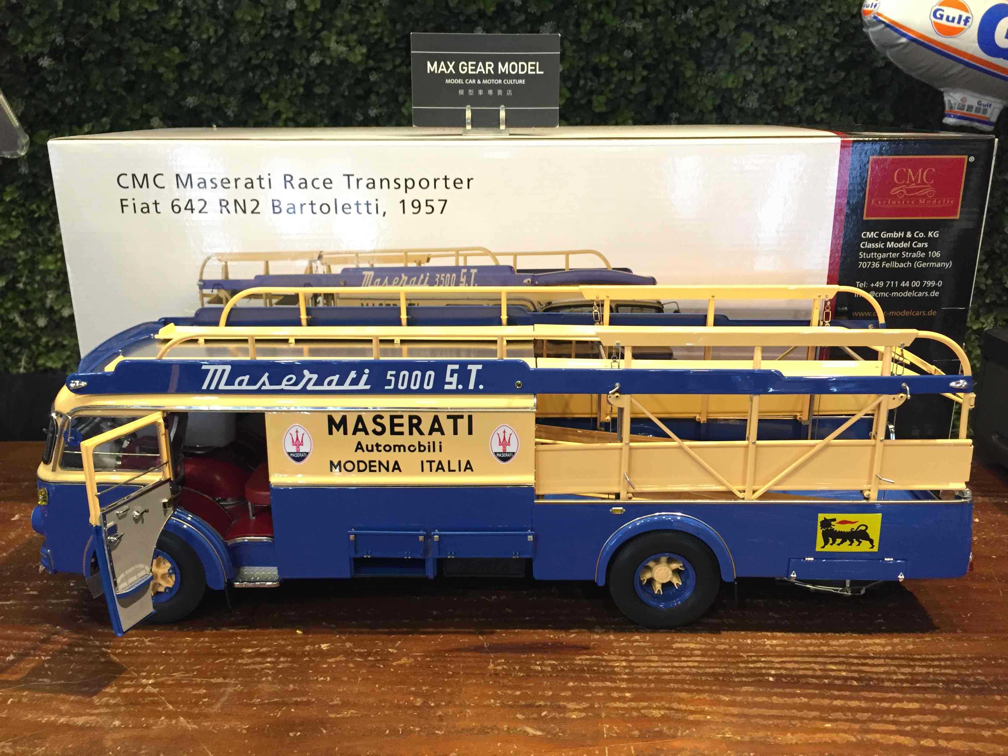 1/18 CMC Fiat Transporter 642 Bartoletti Maserati M097【MGM】