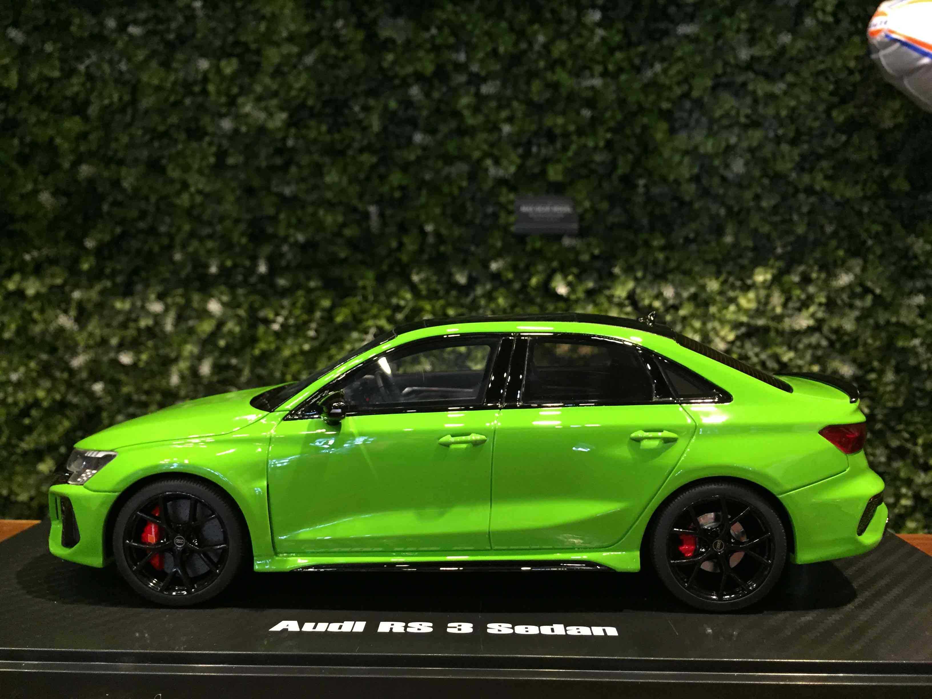 1/18 GT Spirit Audi RS3 Sedan 2021 Green GT414【MGM】